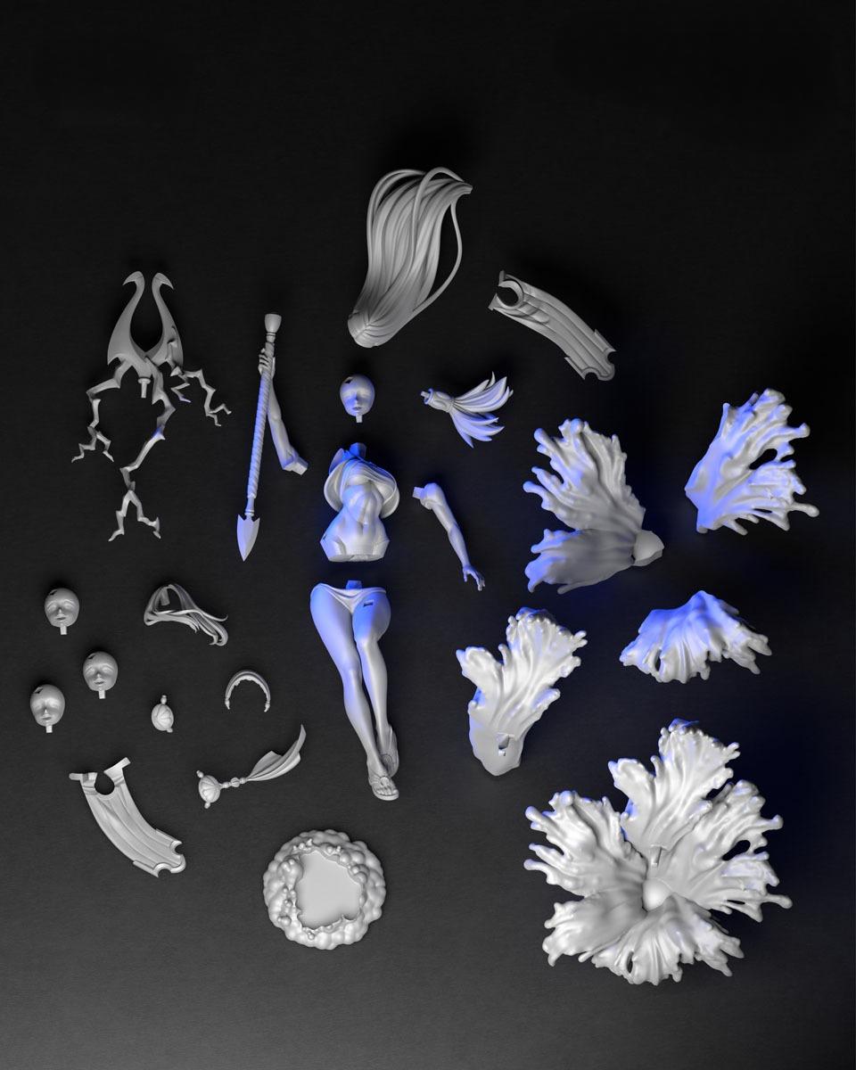 0969 Sadeena - The Rising of the Shield Hero (2191) - STL 3D Print Files