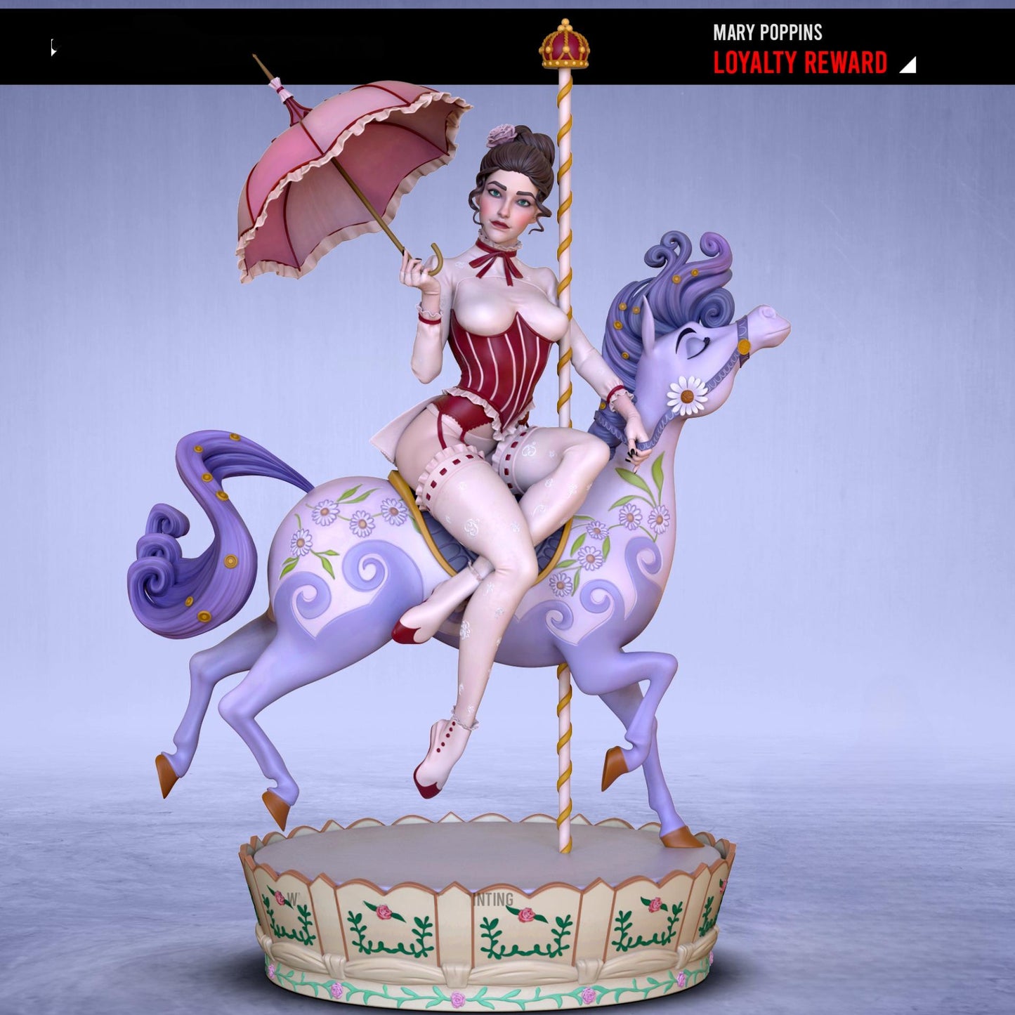 0667 Mary Poppins NSFW (2195) - STL 3D Print Files