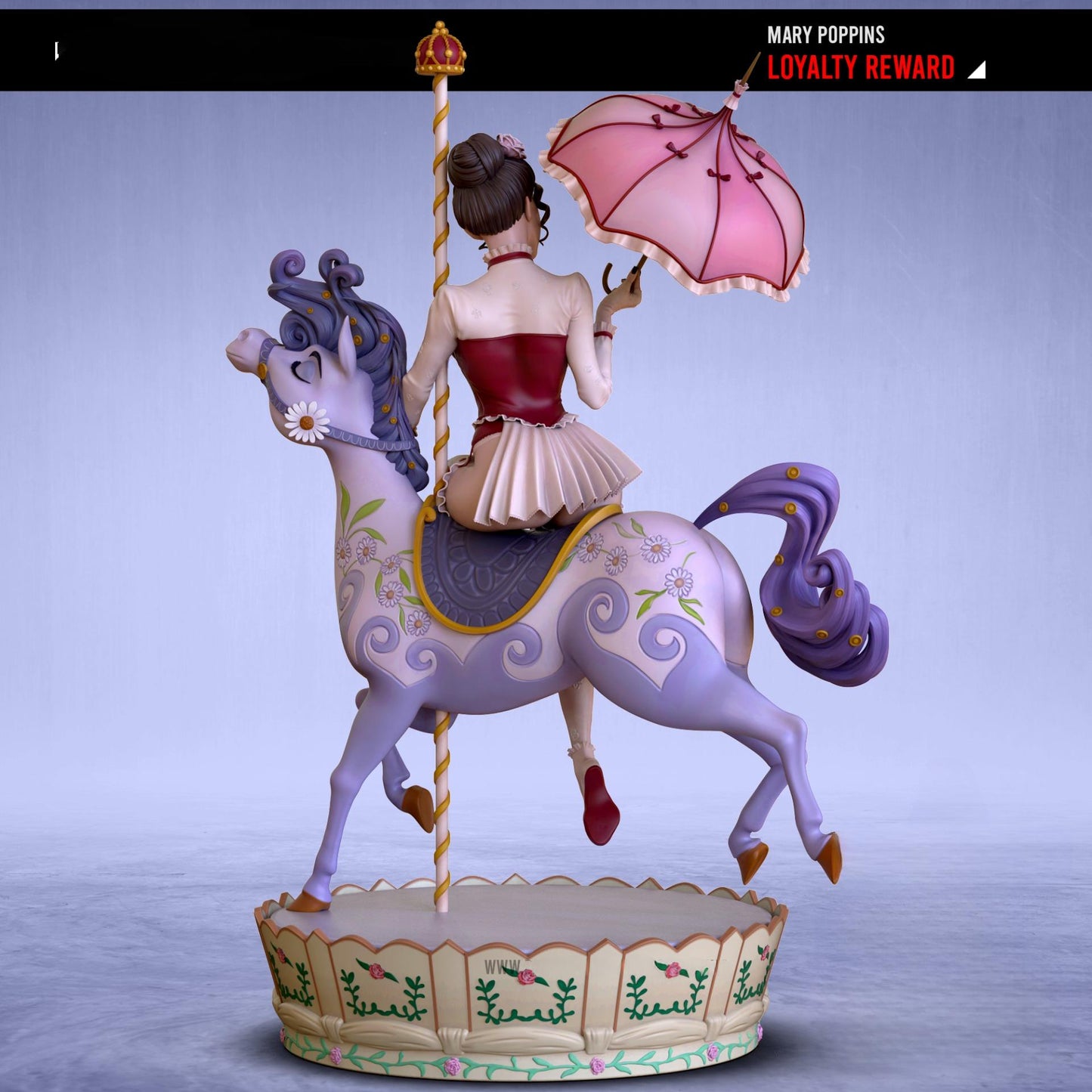 0667 Mary Poppins NSFW (2195) - STL 3D Print Files