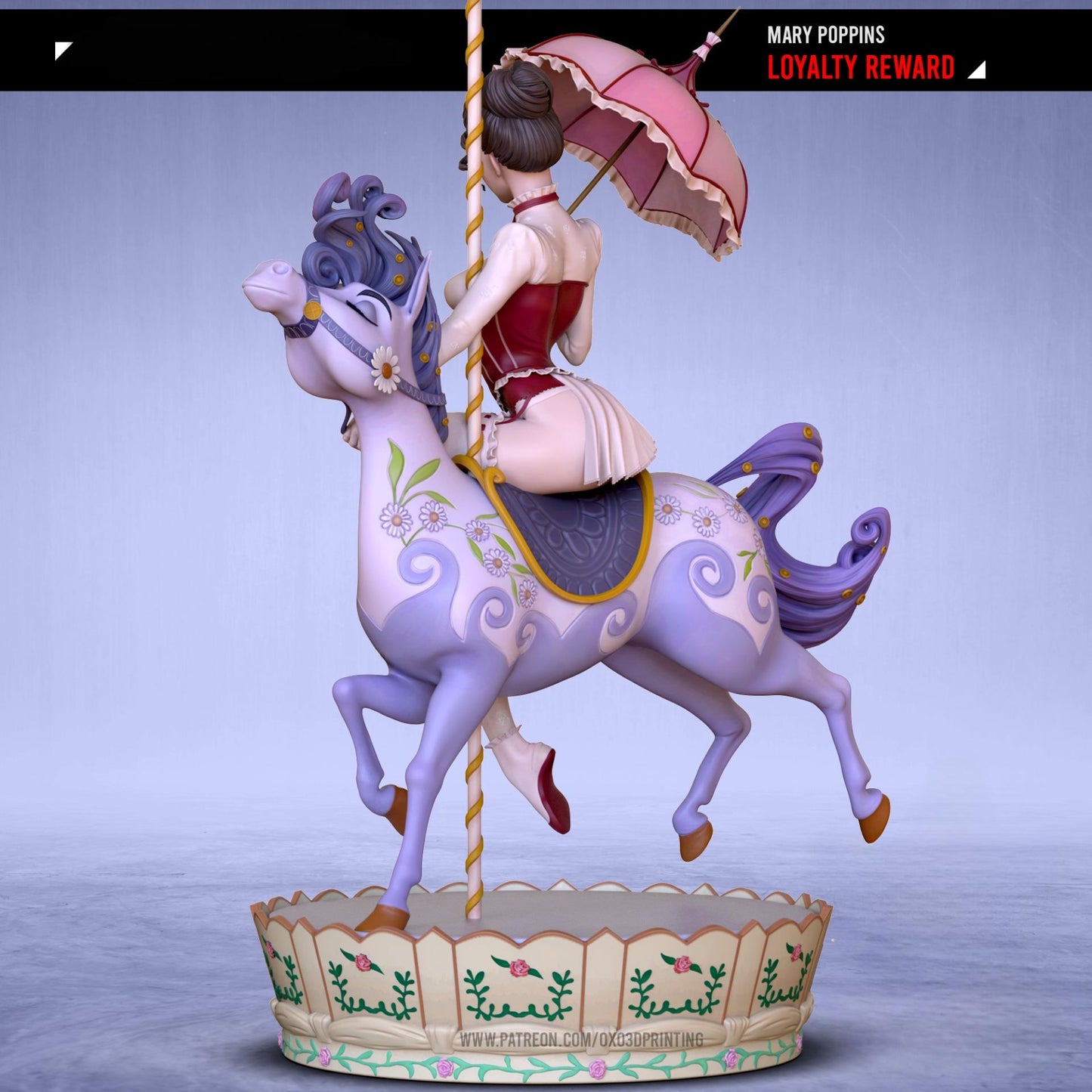 0667 Mary Poppins NSFW (2195) - STL 3D Print Files