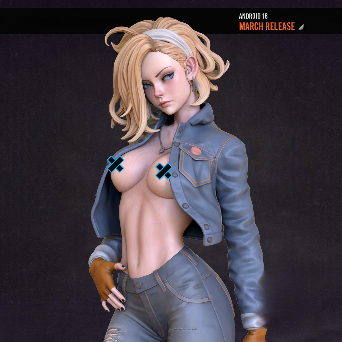 0189 Android 18 NSFW - Dragon Ball (2196) - STL 3D Print Files