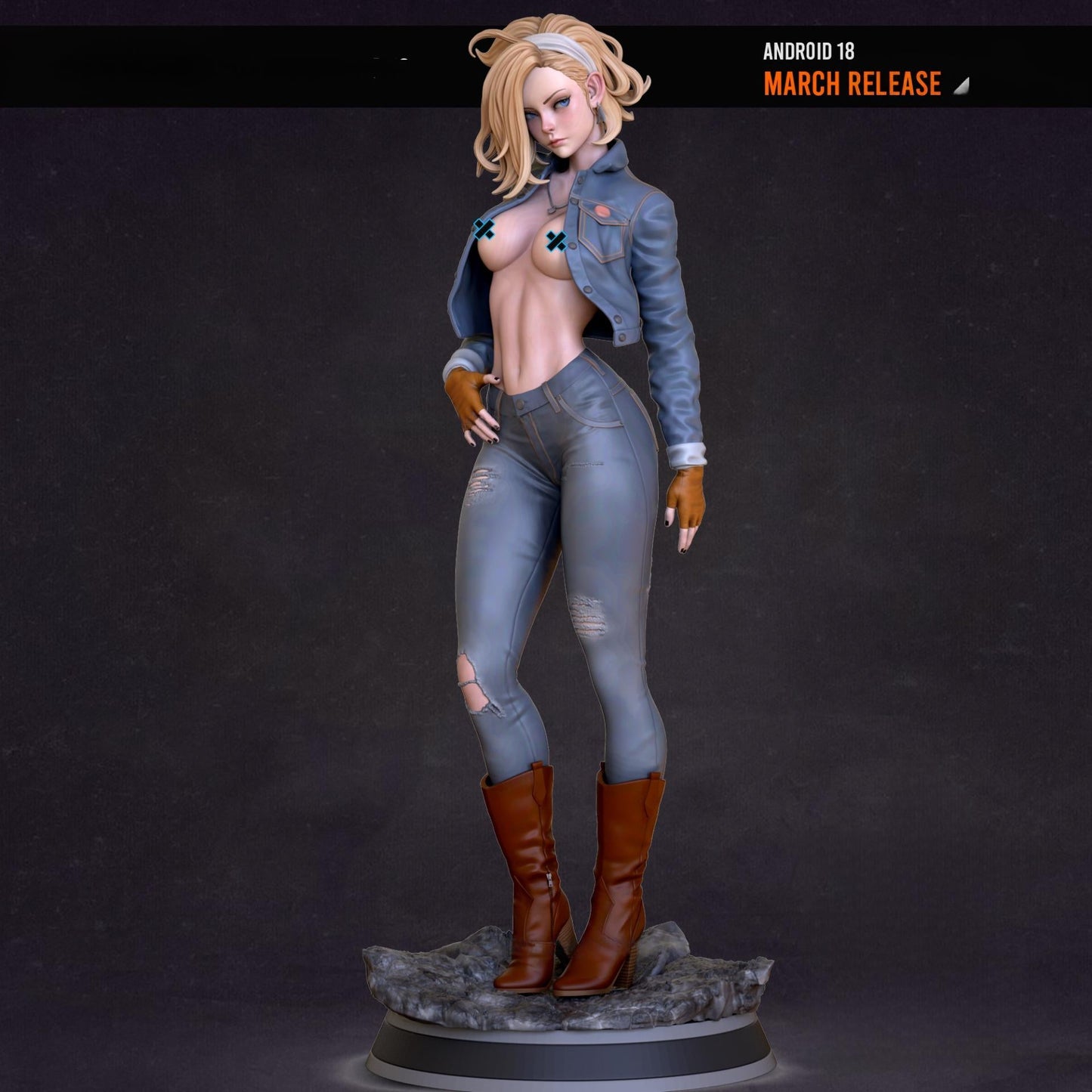 0189 Android 18 NSFW - Dragon Ball (2196) - STL 3D Print Files