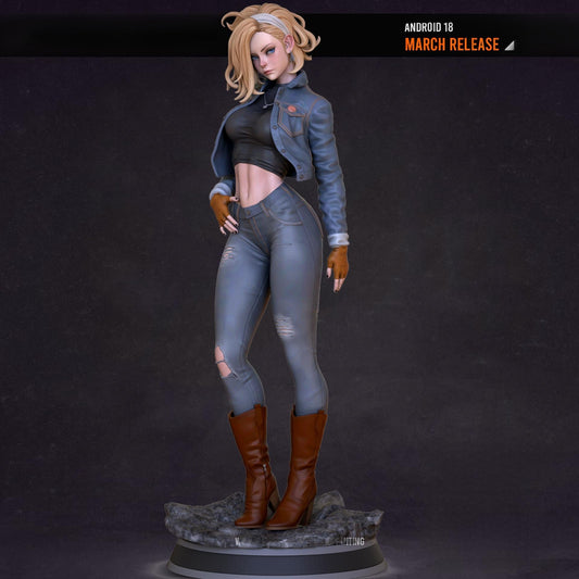 0189 Android 18 NSFW - Dragon Ball (2196) - STL 3D Print Files