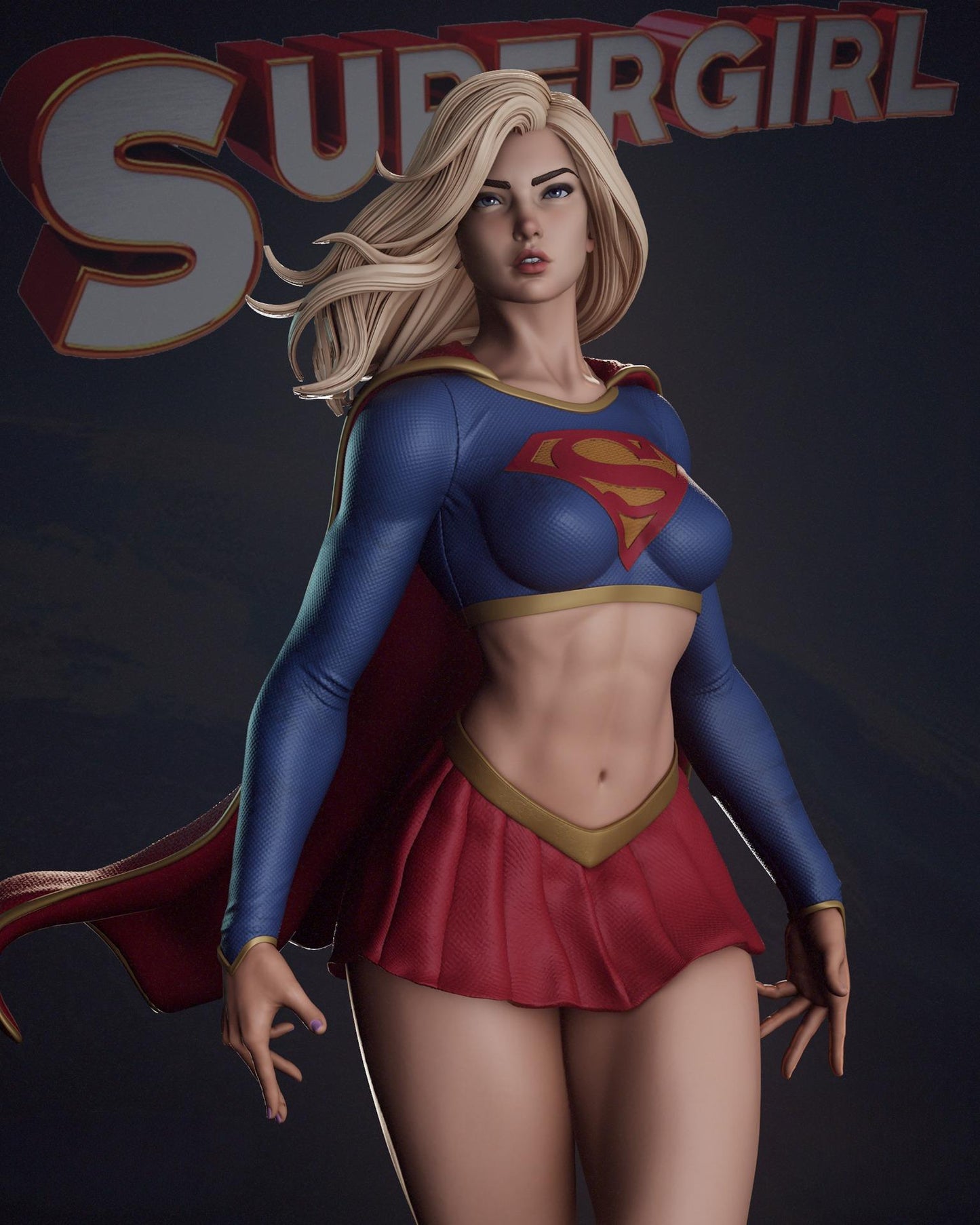 0502 Supergirl NSFW - DC Comics (2338) - STL 3D Print Files
