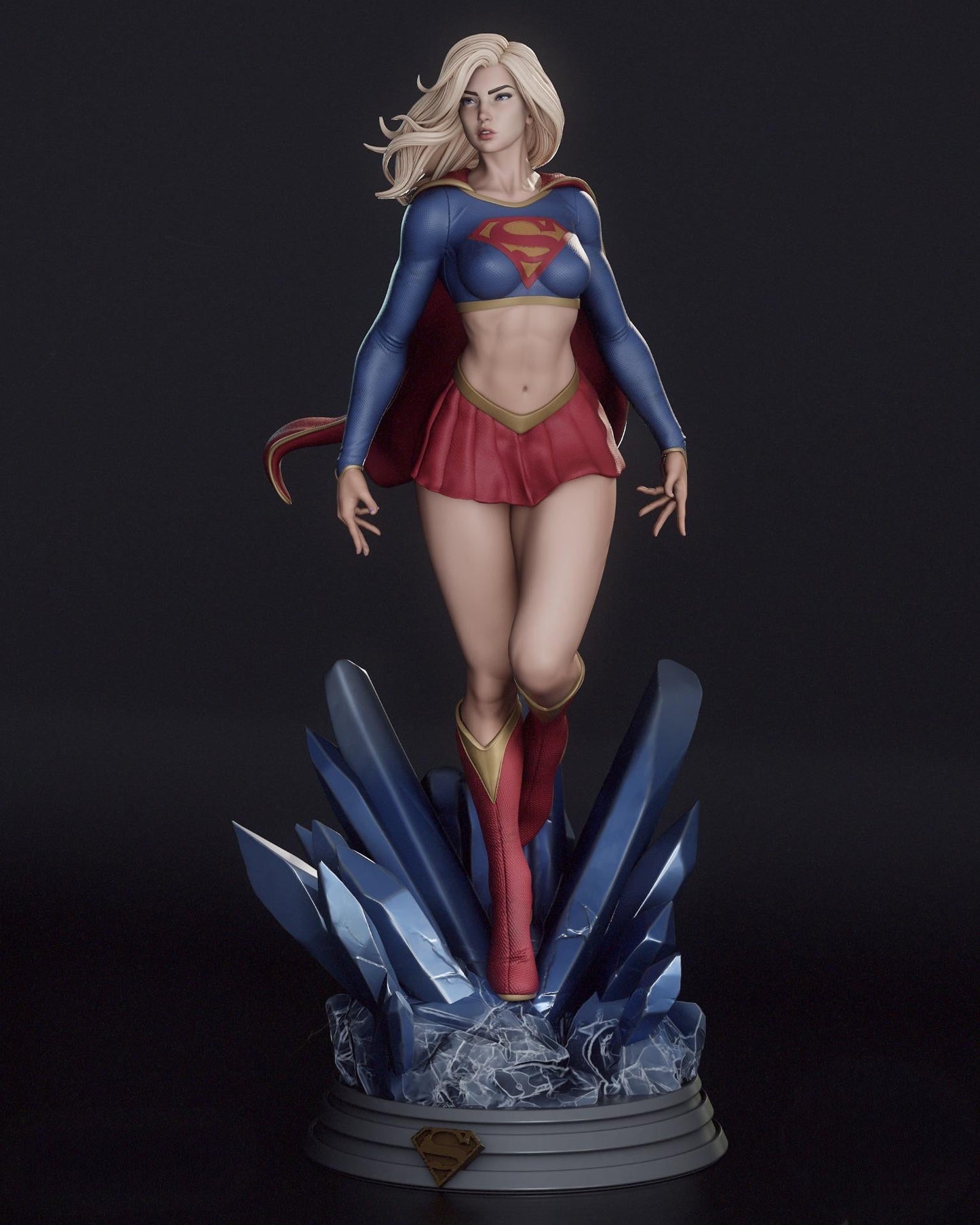 0502 Supergirl NSFW - DC Comics (2338) - STL 3D Print Files