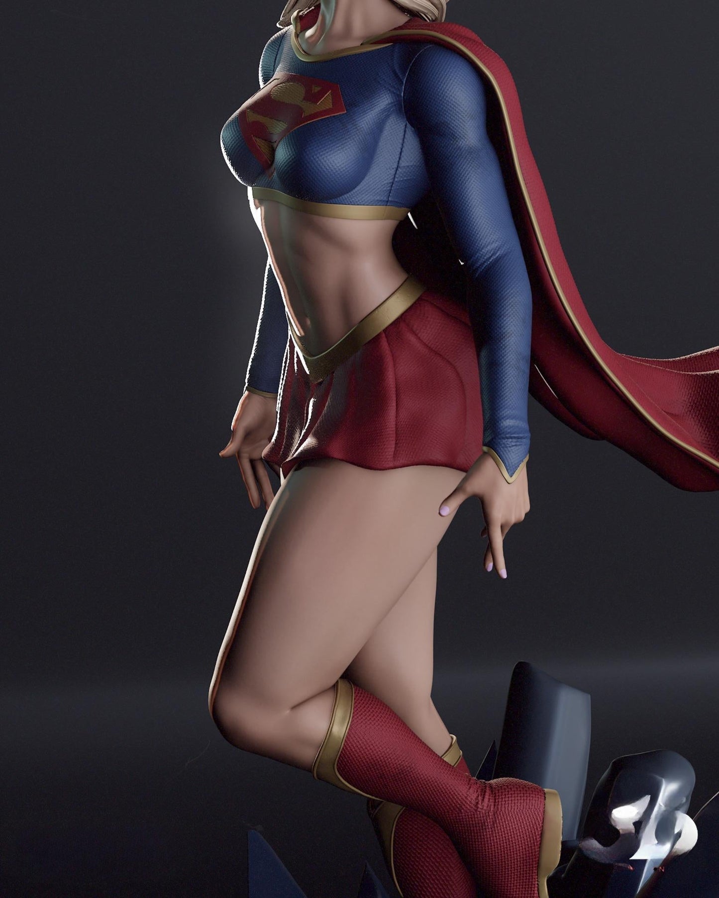 0502 Supergirl NSFW - DC Comics (2338) - STL 3D Print Files