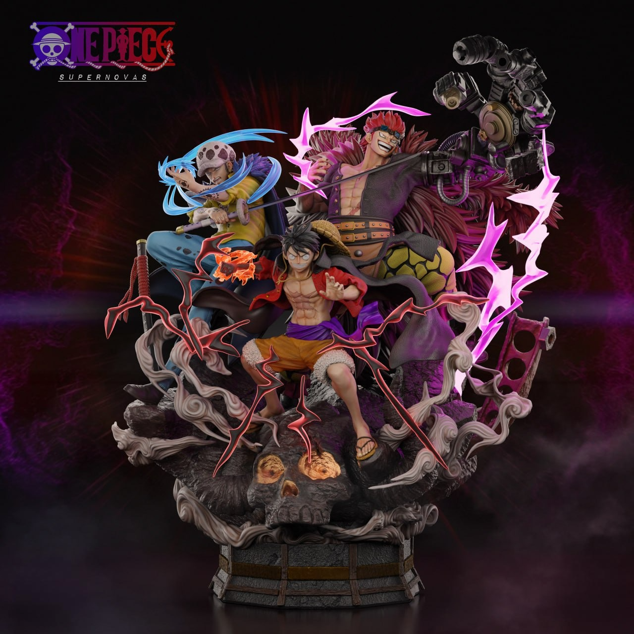 0985 Supernovas - One Piece (2379) - STL 3D Print Files