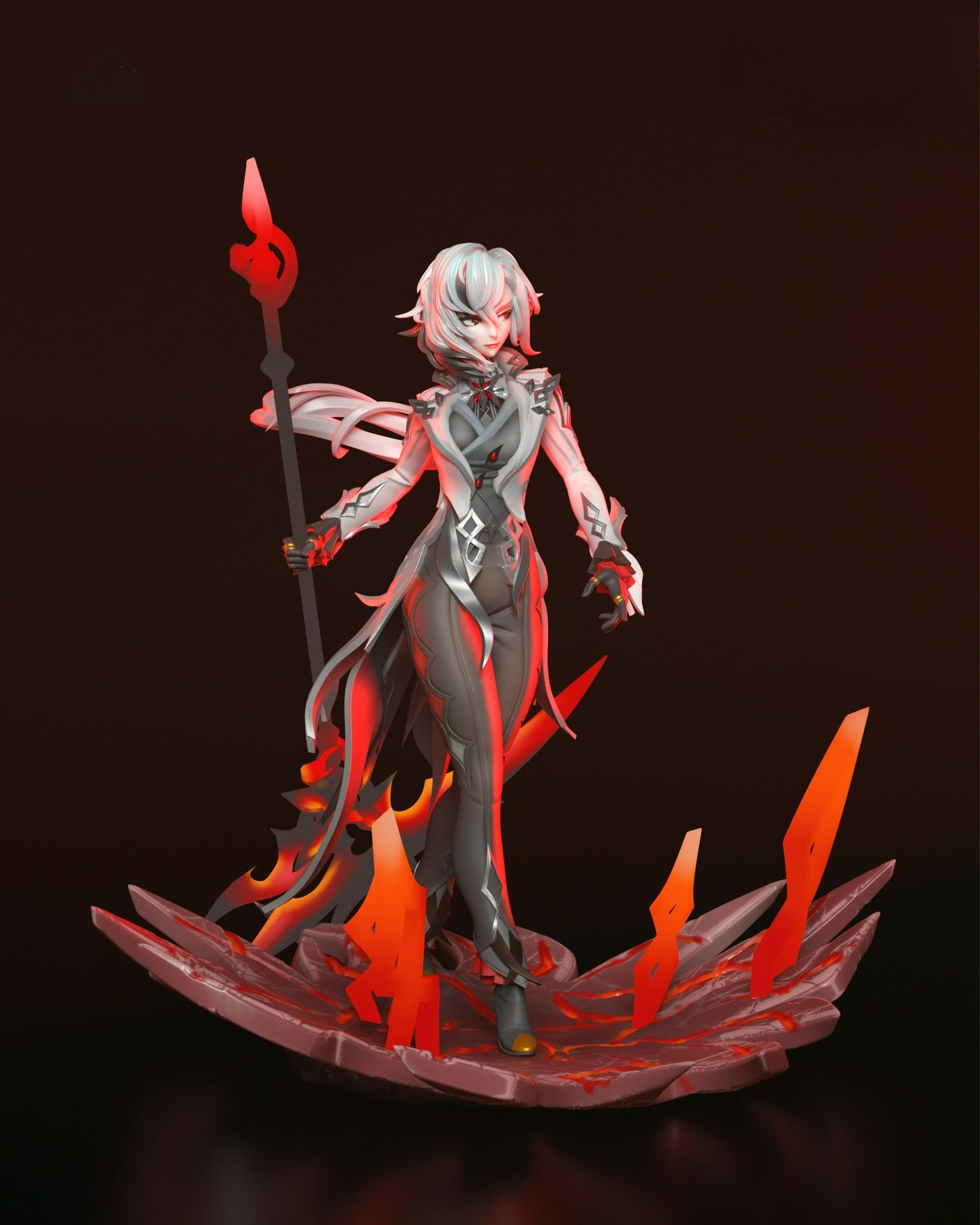 0939 Arlecchino - Genshin Impact (2515) - STL 3D Print Files