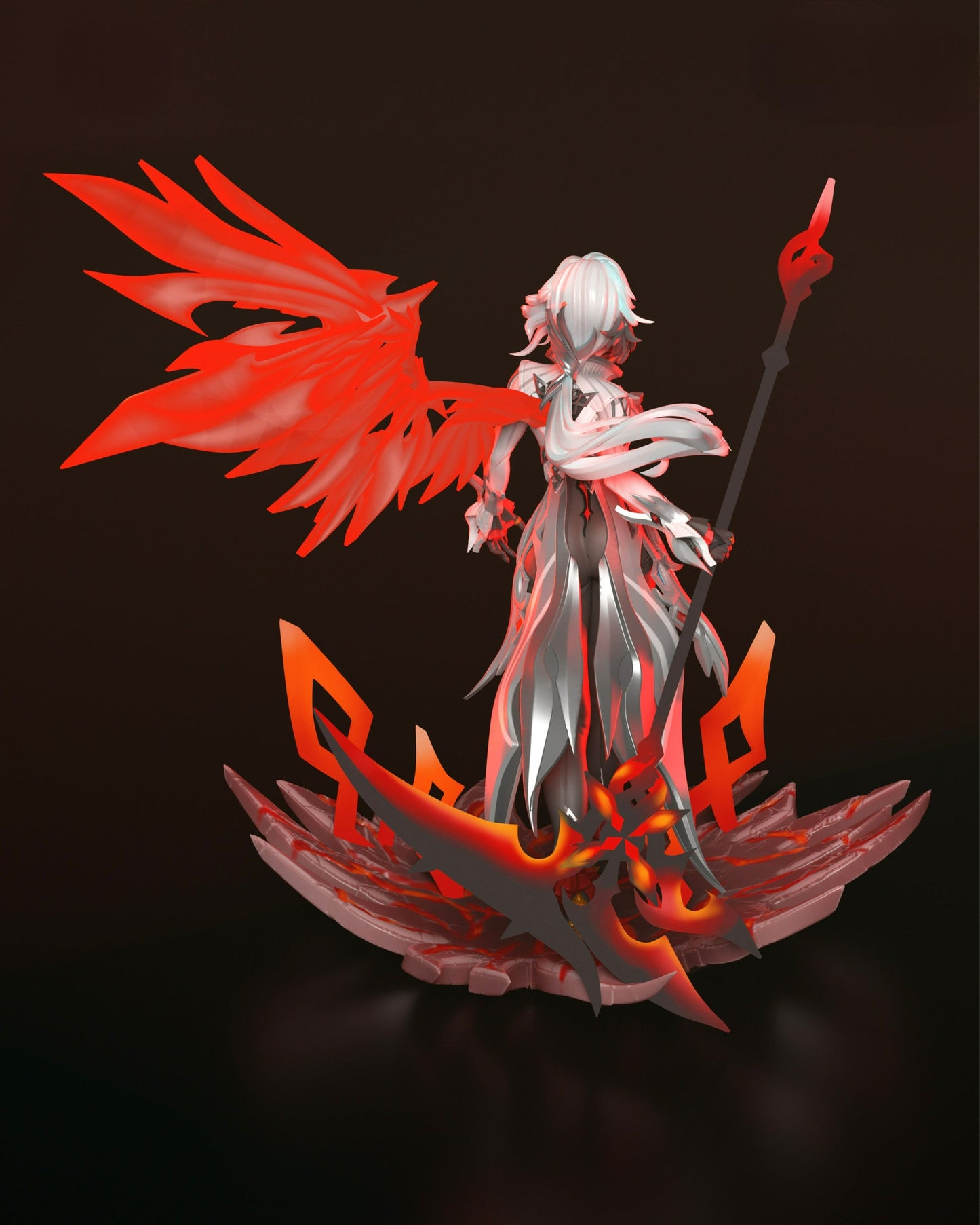 0939 Arlecchino - Genshin Impact (2515) - STL 3D Print Files
