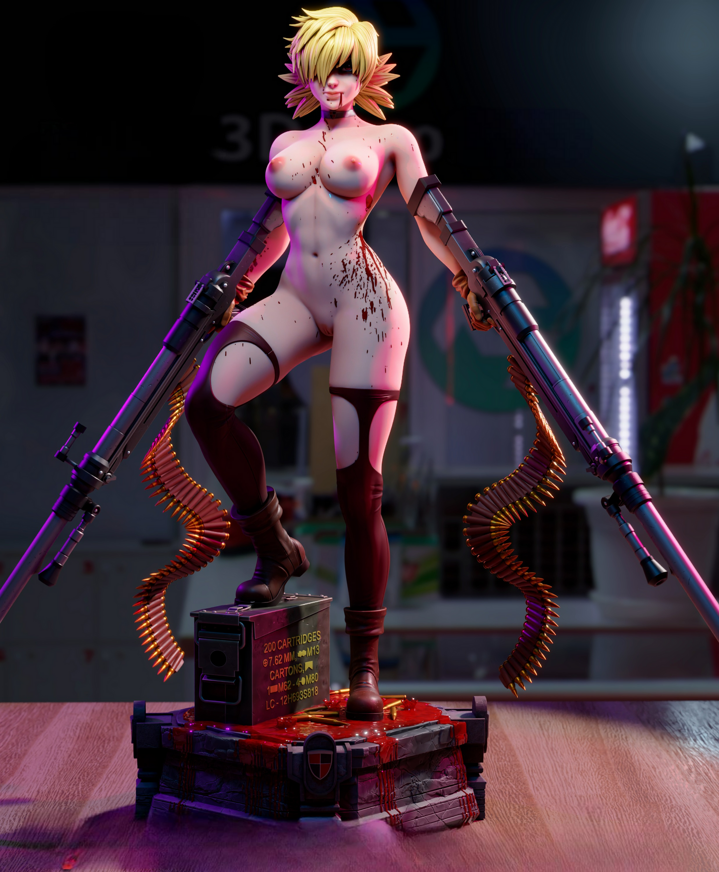 0497 Seras Victoria NSFW - Hellsing (2531) - STL 3D Print Files