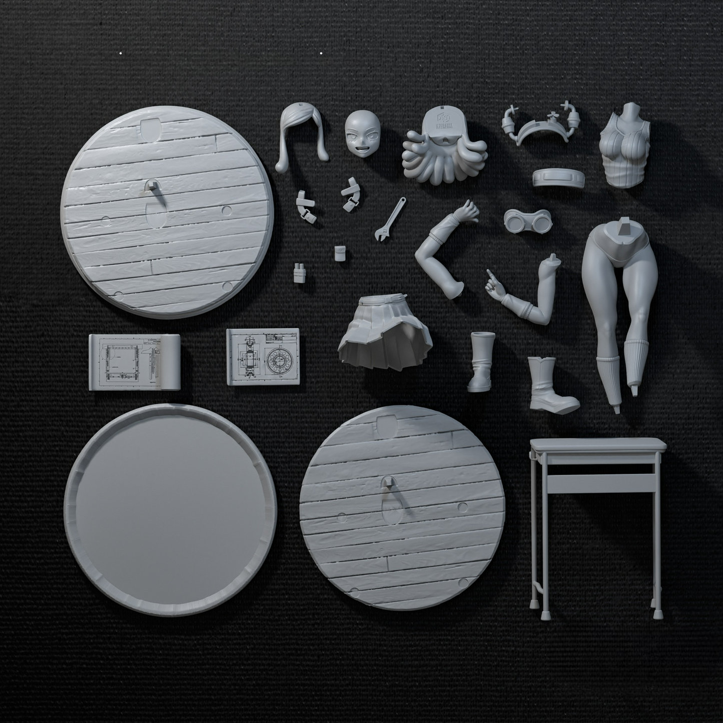 0994 Mei Hatsume NSFW - My Hero Academia (2541) - STL 3D Print Files