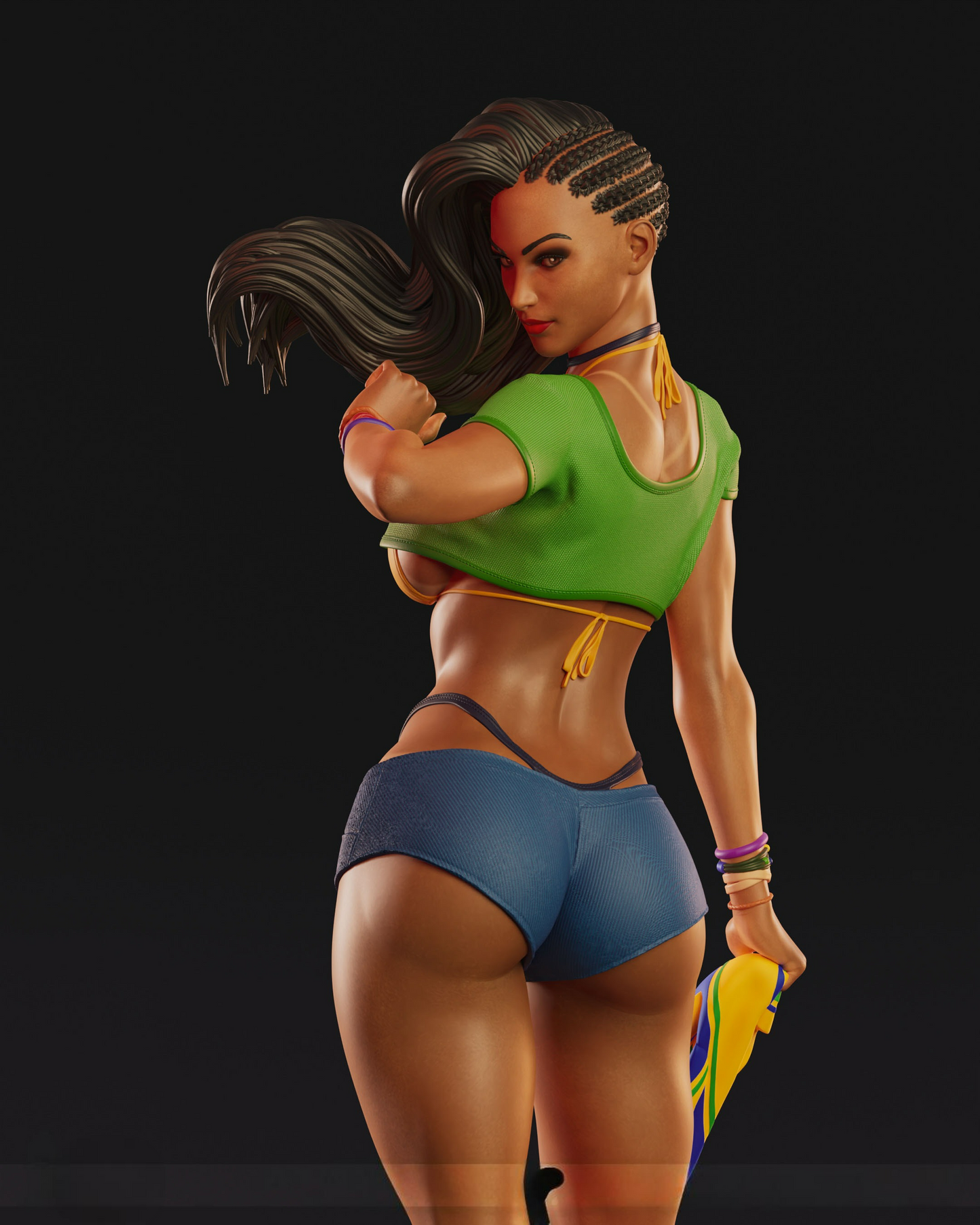 0936 Laura - Street Fighter V (2580) - STL 3D Print Files