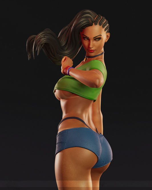 0936 Laura - Street Fighter V (2580) - STL 3D Print Files