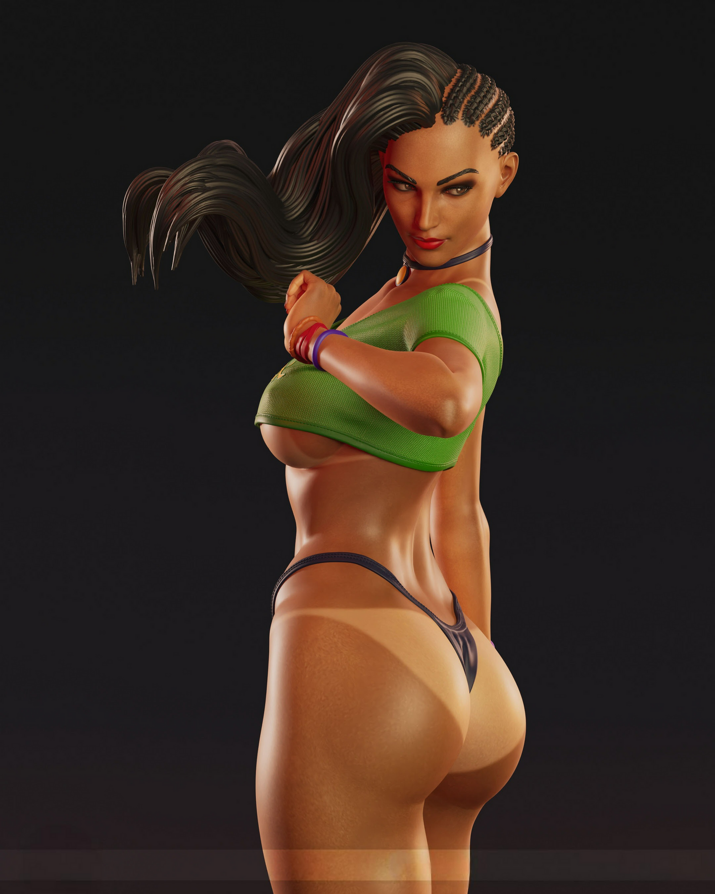 0936 Laura - Street Fighter V (2580) - STL 3D Print Files