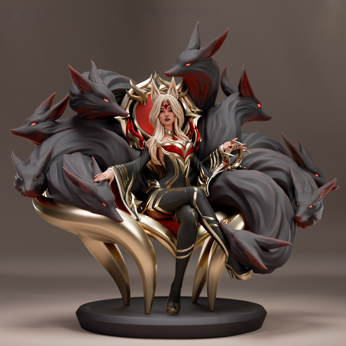 0193 Ahri - League of Legends (2621) - STL 3D Print Files