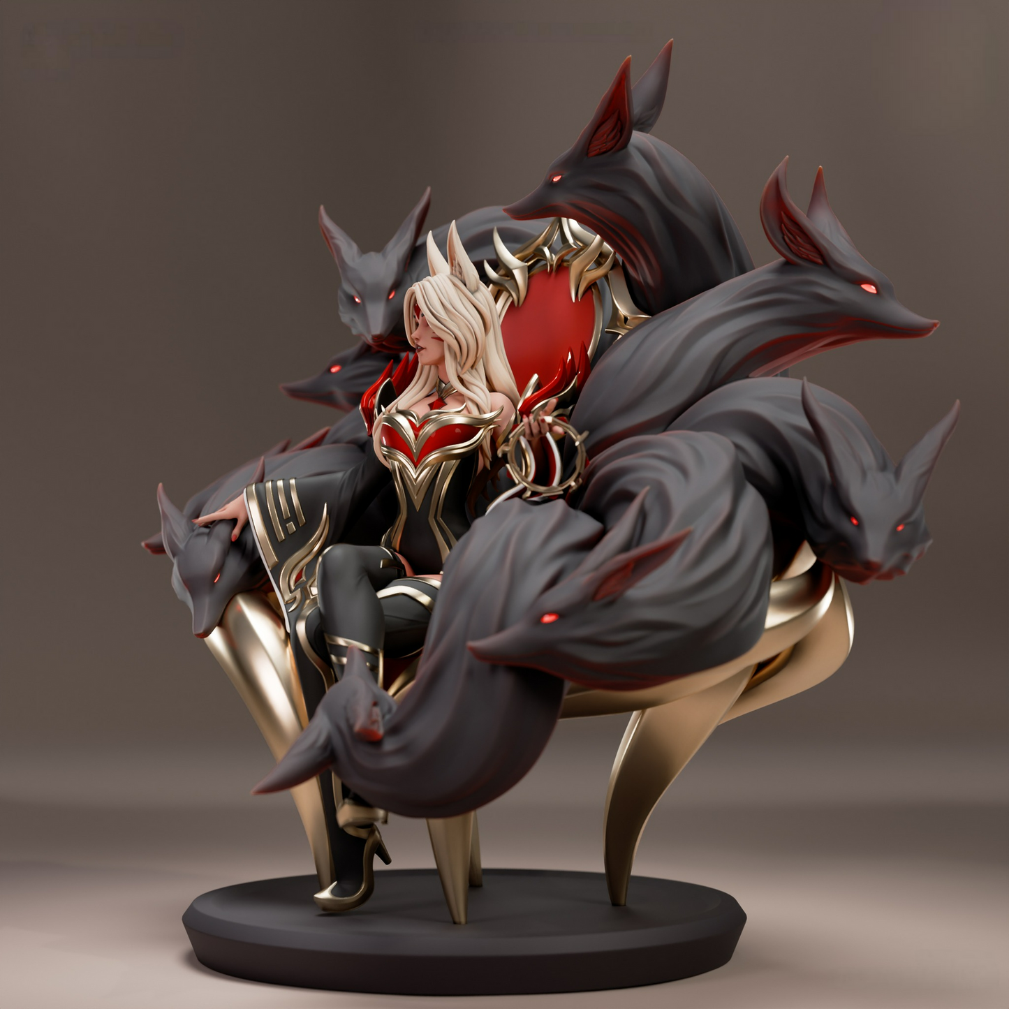 0193 Ahri - League of Legends (2621) - STL 3D Print Files