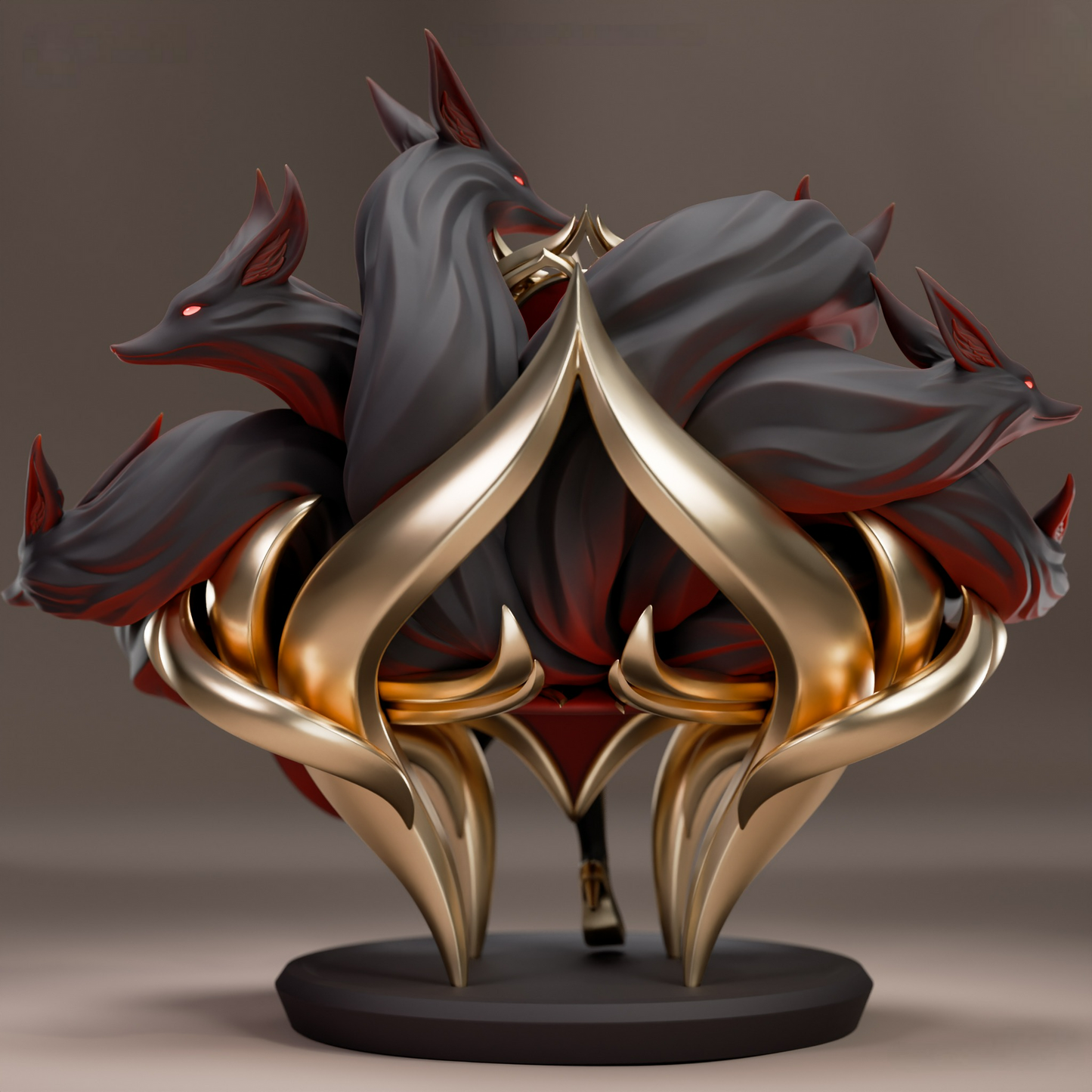 0193 Ahri - League of Legends (2621) - STL 3D Print Files
