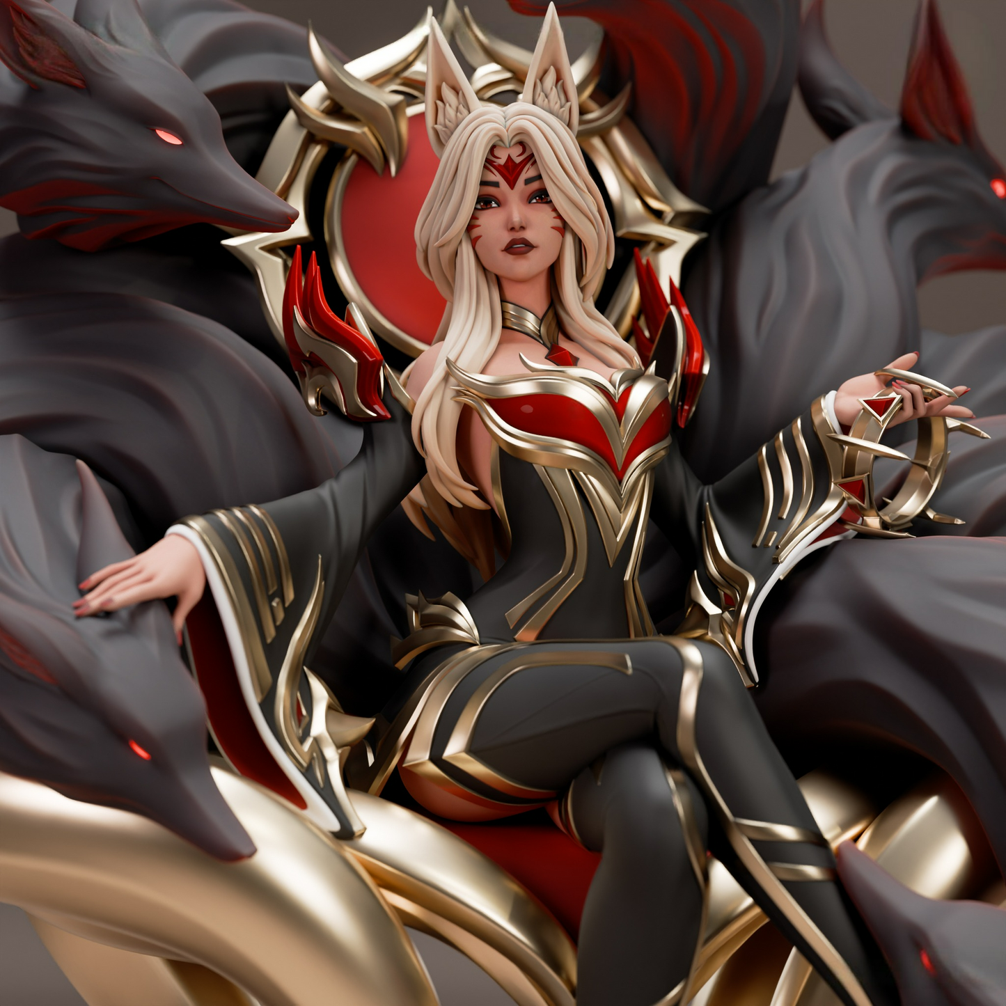 0193 Ahri - League of Legends (2621) - STL 3D Print Files