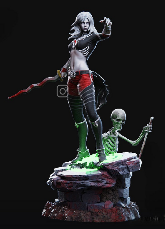 0541 Necromancer - Diablo (3030) - STL 3D Print Files