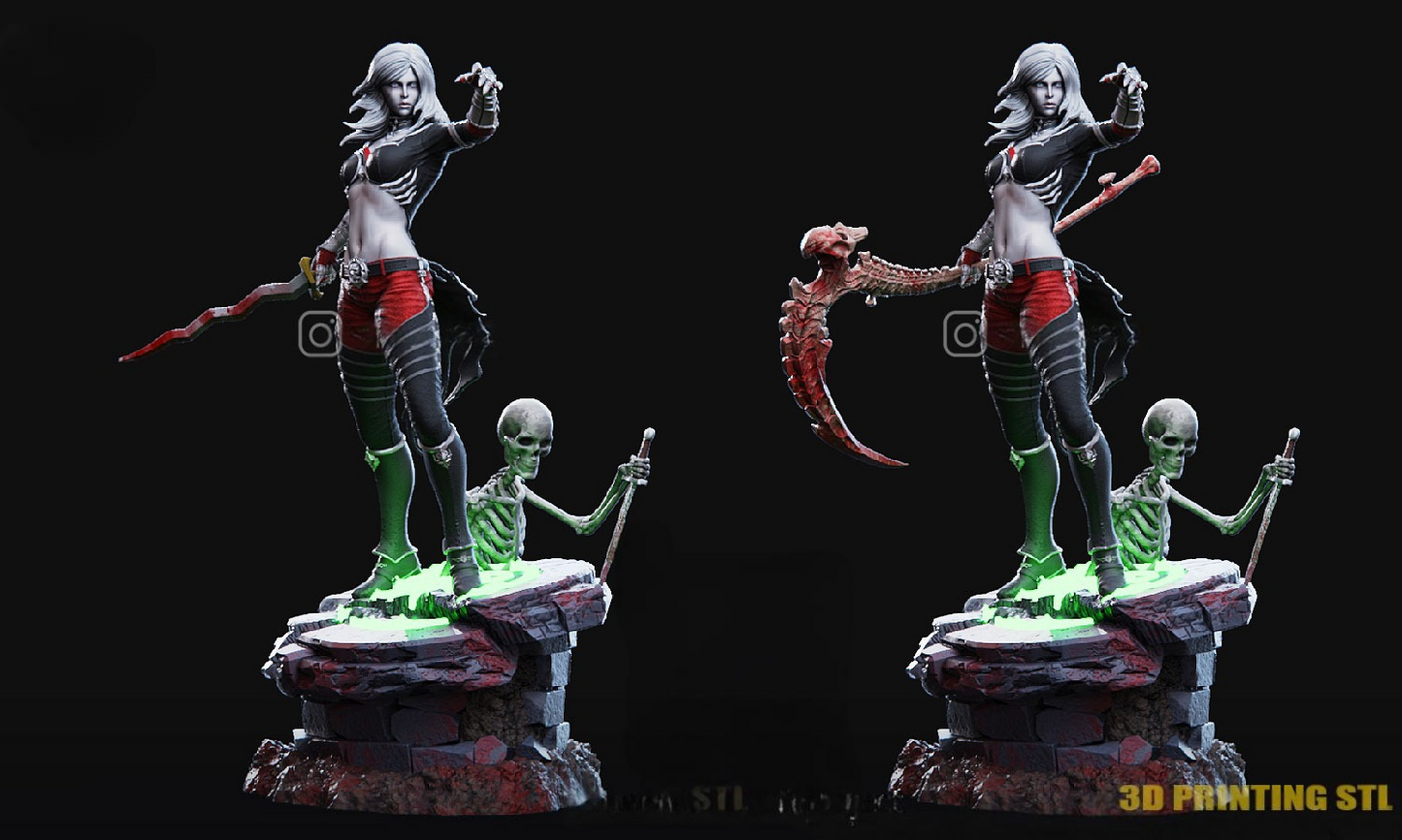 0541 Necromancer - Diablo (3030) - STL 3D Print Files