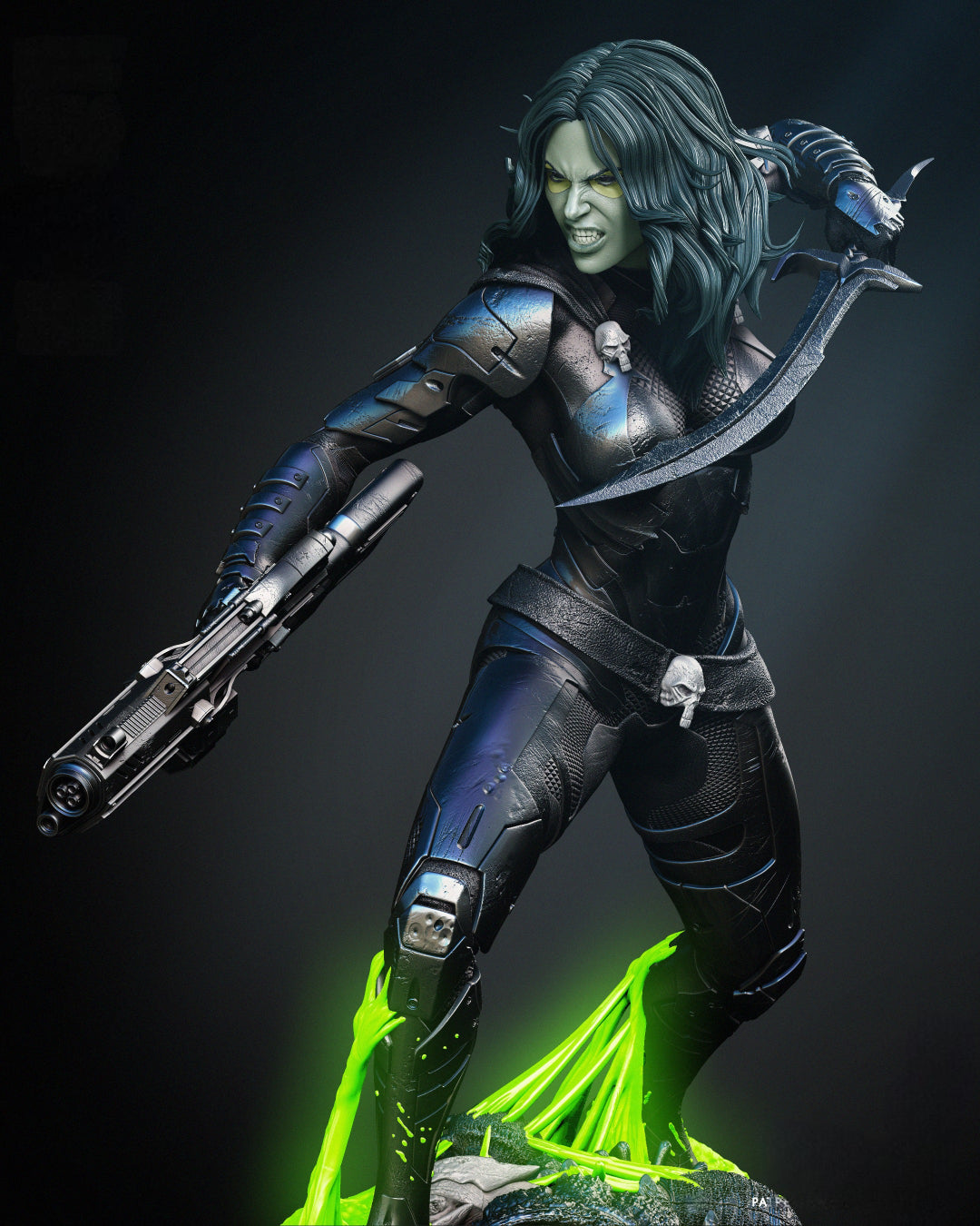 0942 Gamora Comics - Guardians of the Galaxy(2727) - STL 3D Print Files