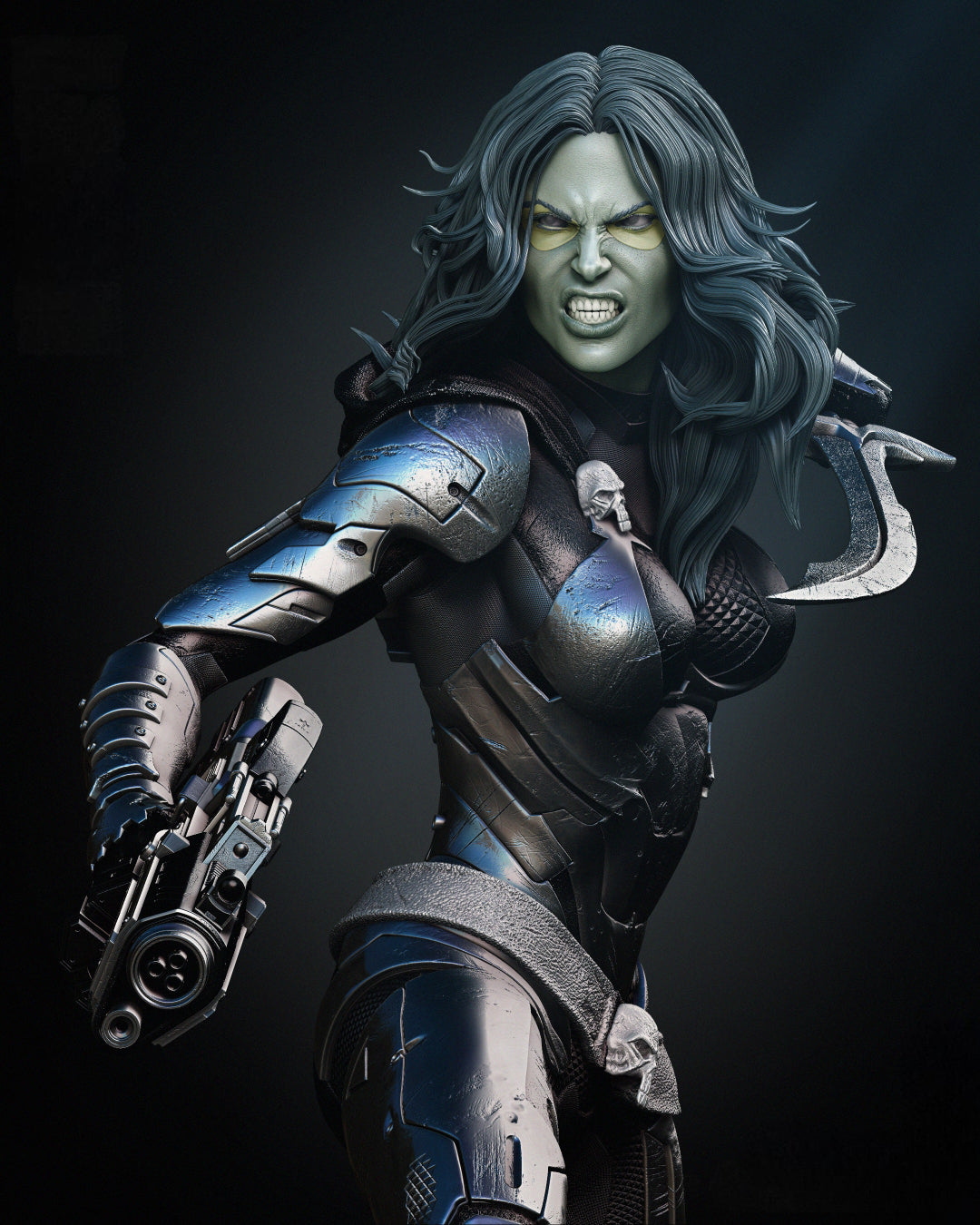 0942 Gamora Comics - Guardians of the Galaxy(2727) - STL 3D Print Files