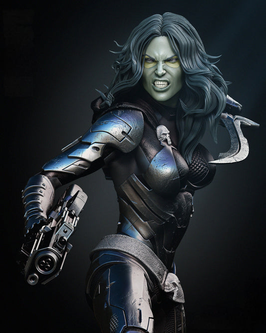 0942 Gamora Comics - Guardians of the Galaxy(2727) - STL 3D Print Files