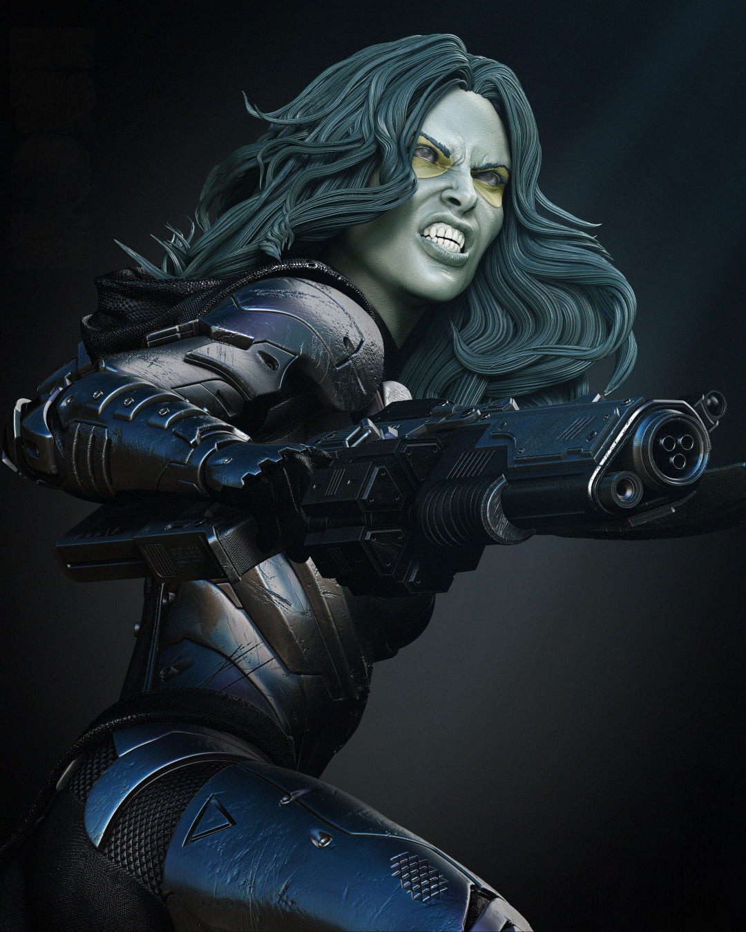 0942 Gamora Comics - Guardians of the Galaxy(2727) - STL 3D Print Files