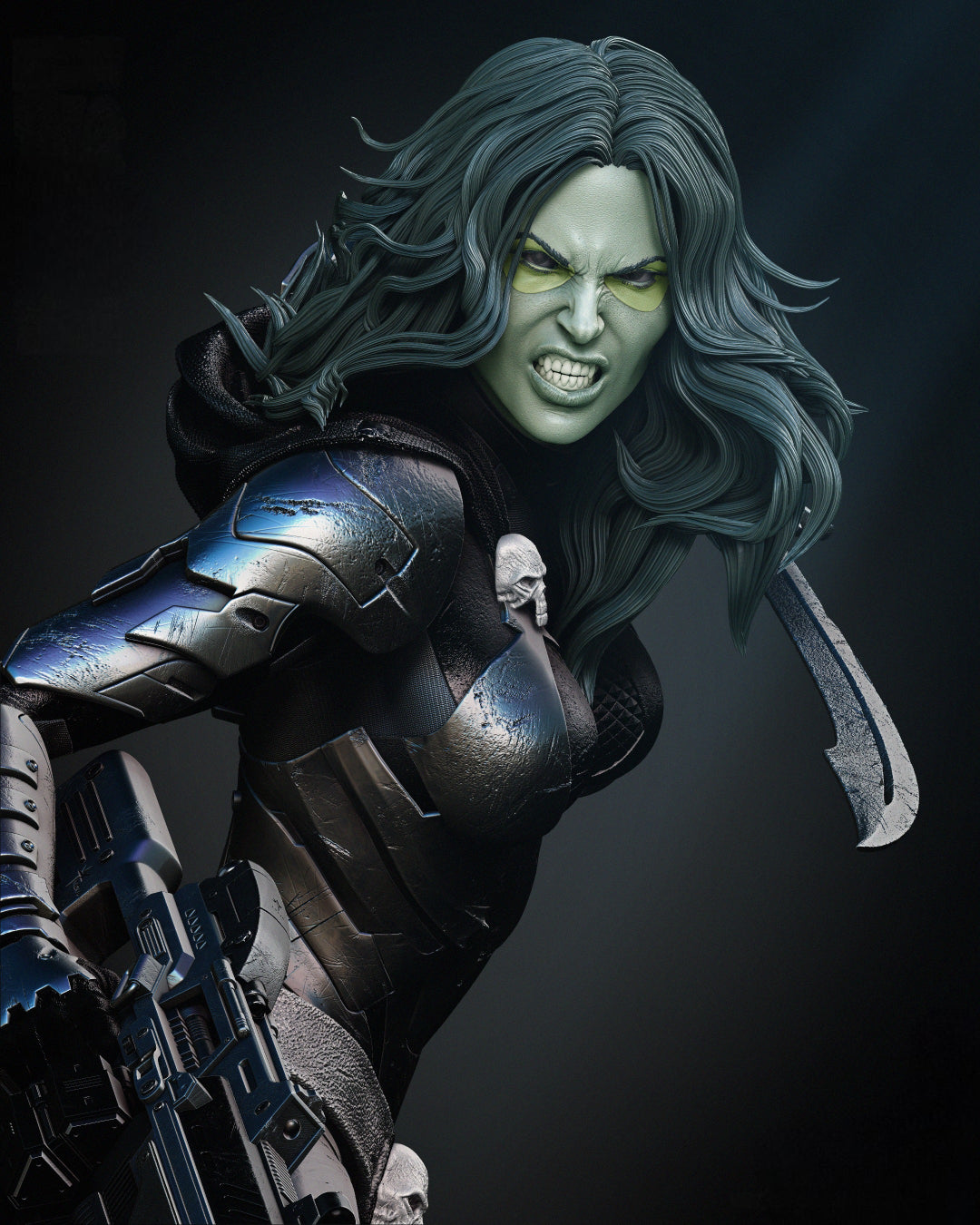0942 Gamora Comics - Guardians of the Galaxy(2727) - STL 3D Print Files