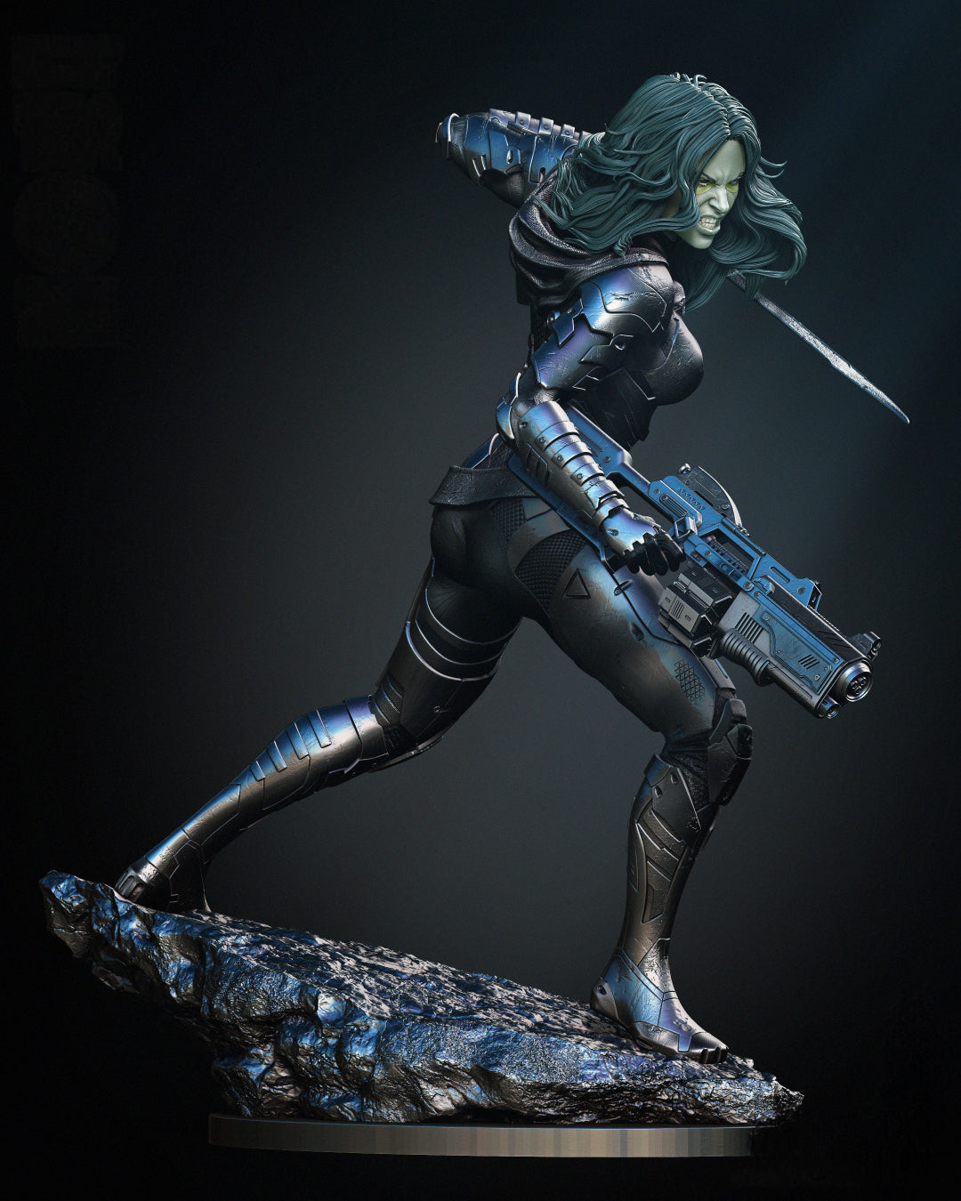0942 Gamora Comics - Guardians of the Galaxy(2727) - STL 3D Print Files