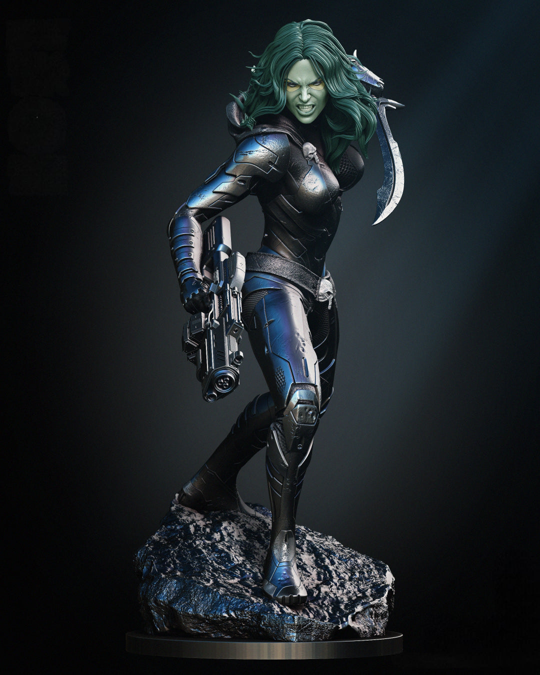 0942 Gamora Comics - Guardians of the Galaxy(2727) - STL 3D Print Files