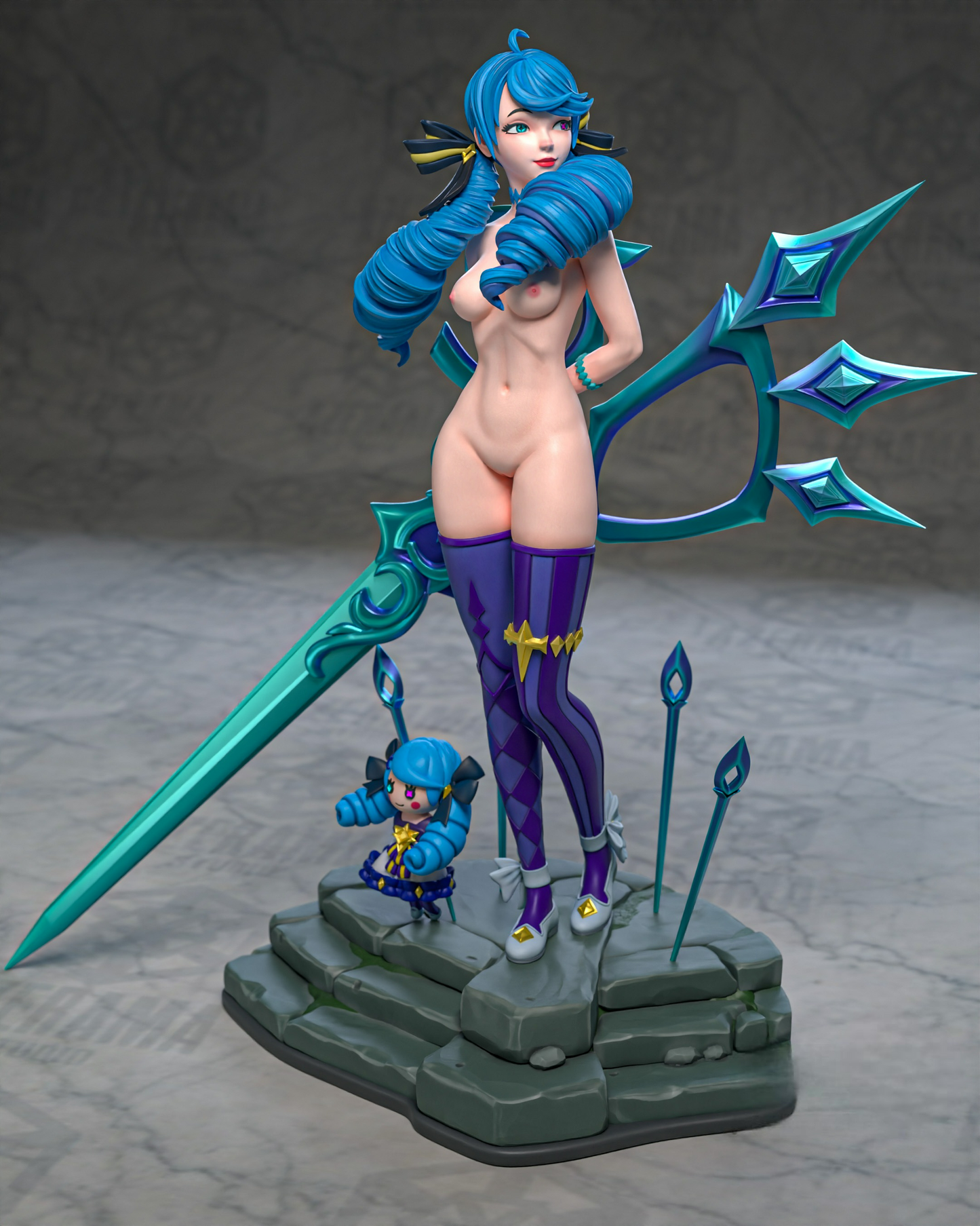 0794 Gwen NSFW - League of Legends (2749) - STL 3D Print Files