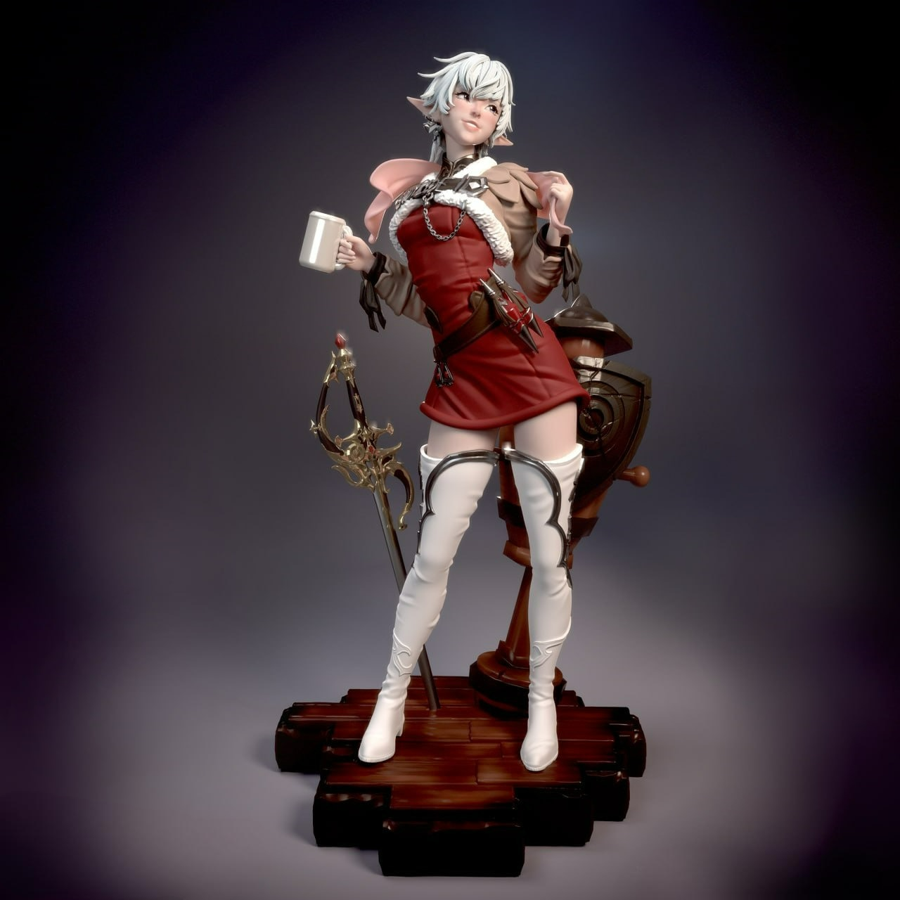 0912 Alisaie Leveilleur - Final Fantasy (2802) - STL 3D Print Files