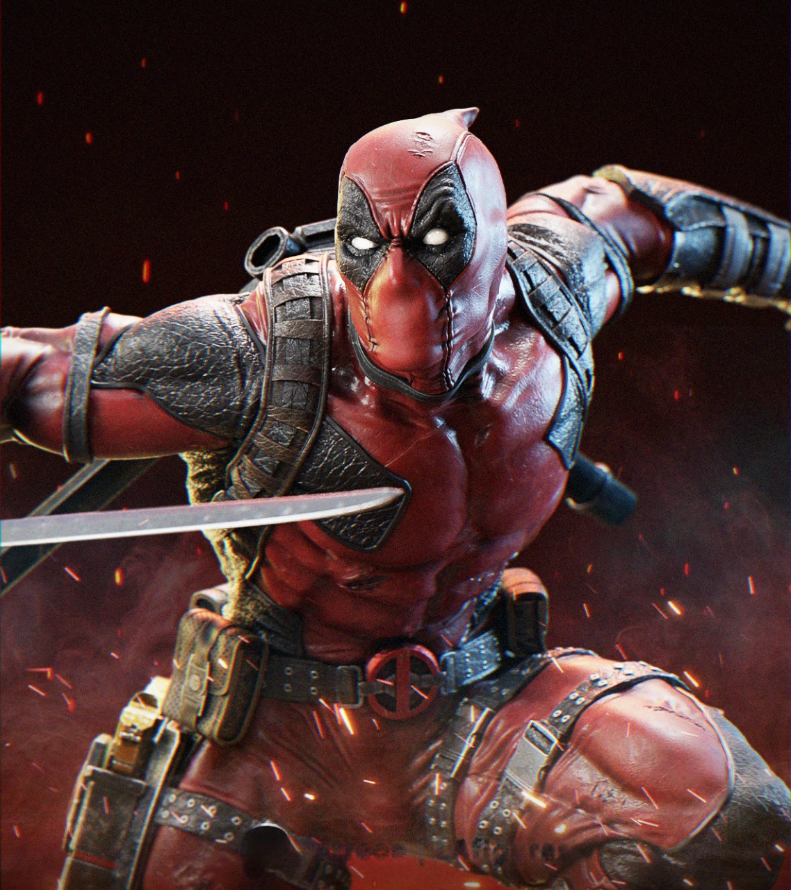 0180 Deadpool - Marvel Comics (2816) - STL 3D Print Files