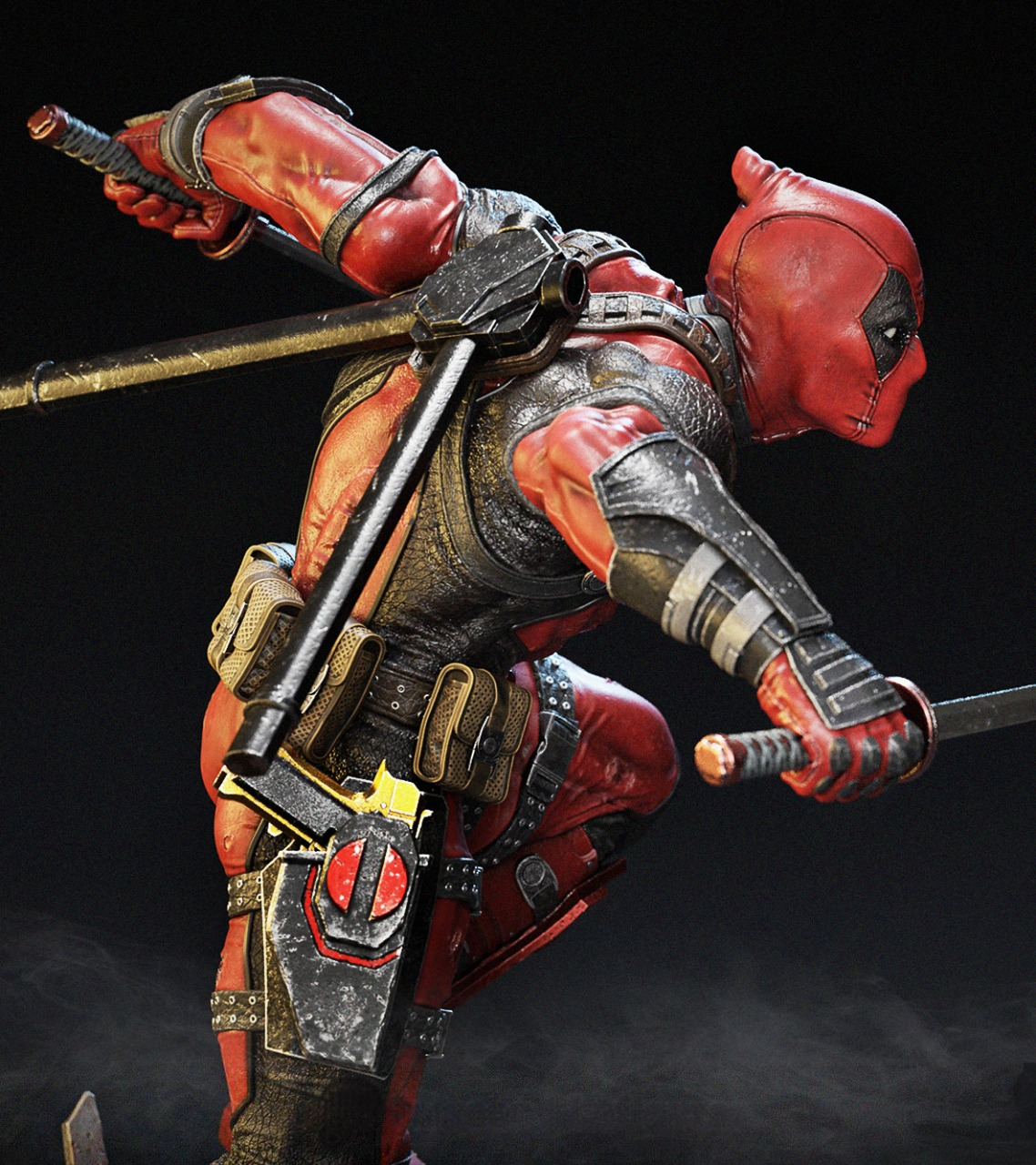 0180 Deadpool - Marvel Comics (2816) - STL 3D Print Files