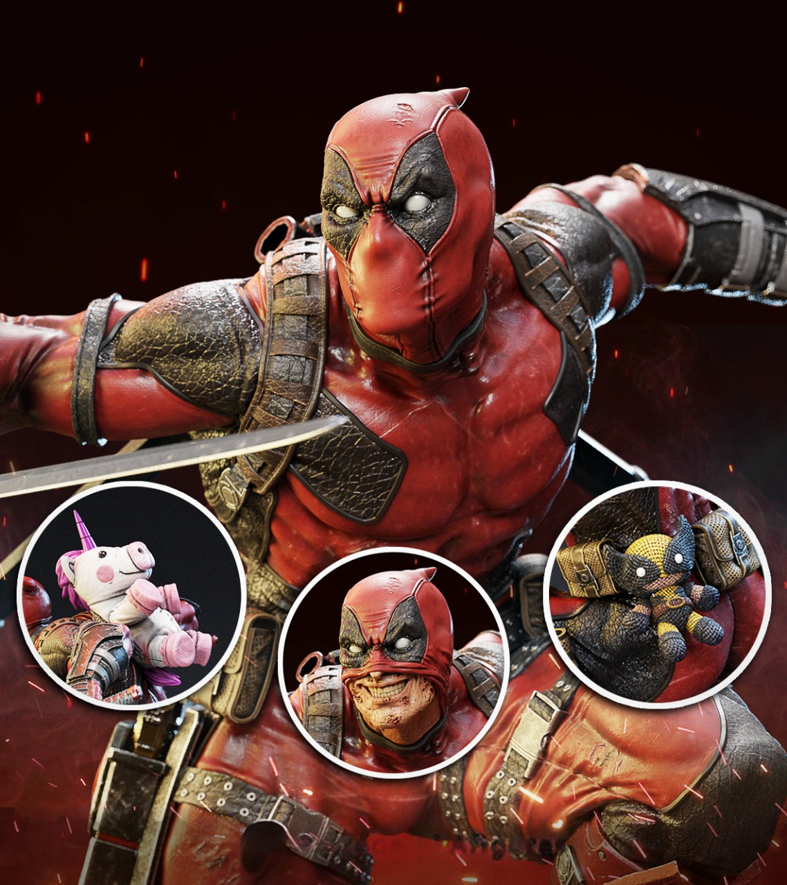 0180 Deadpool - Marvel Comics (2816) - STL 3D Print Files