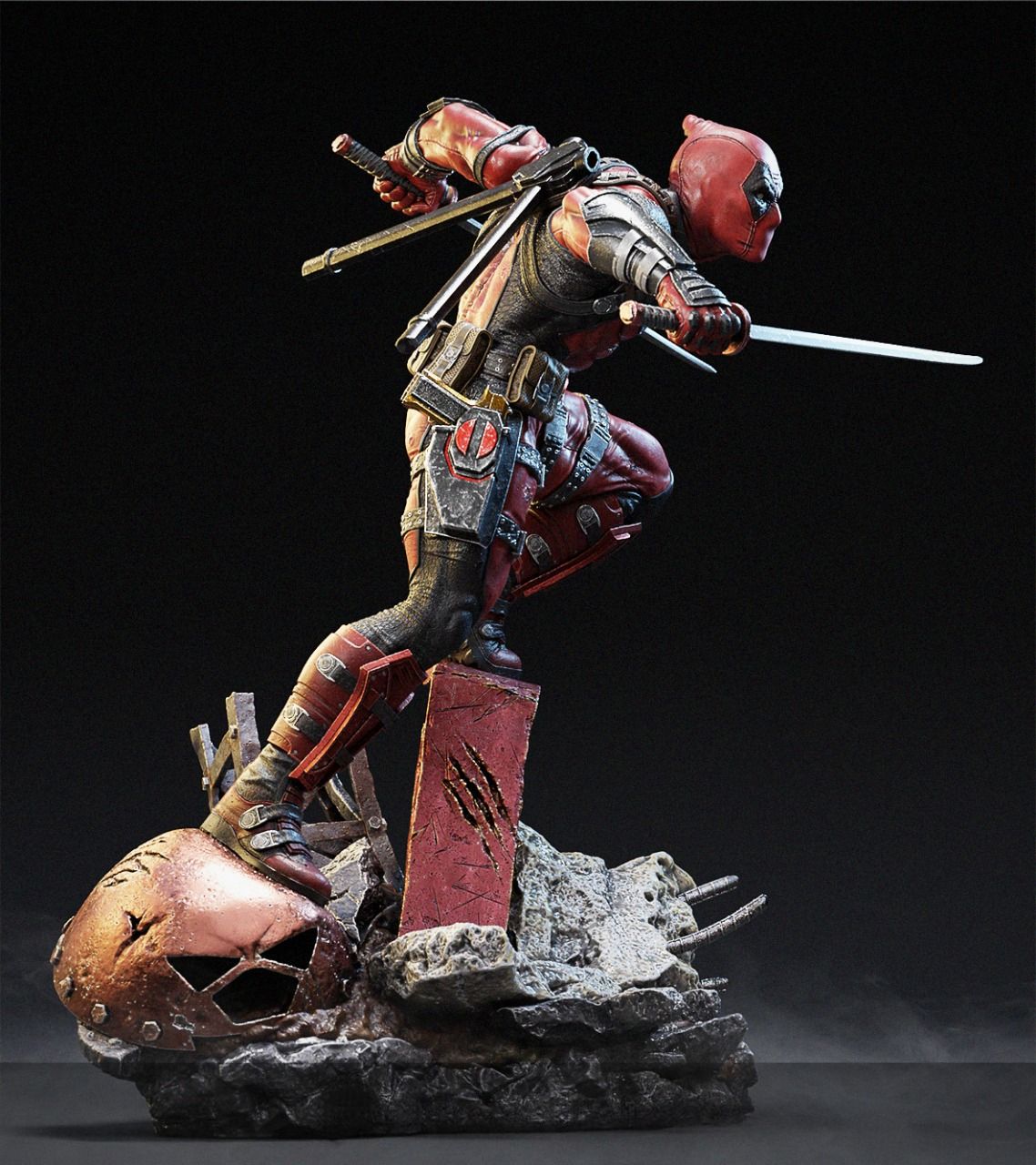 0180 Deadpool - Marvel Comics (2816) - STL 3D Print Files
