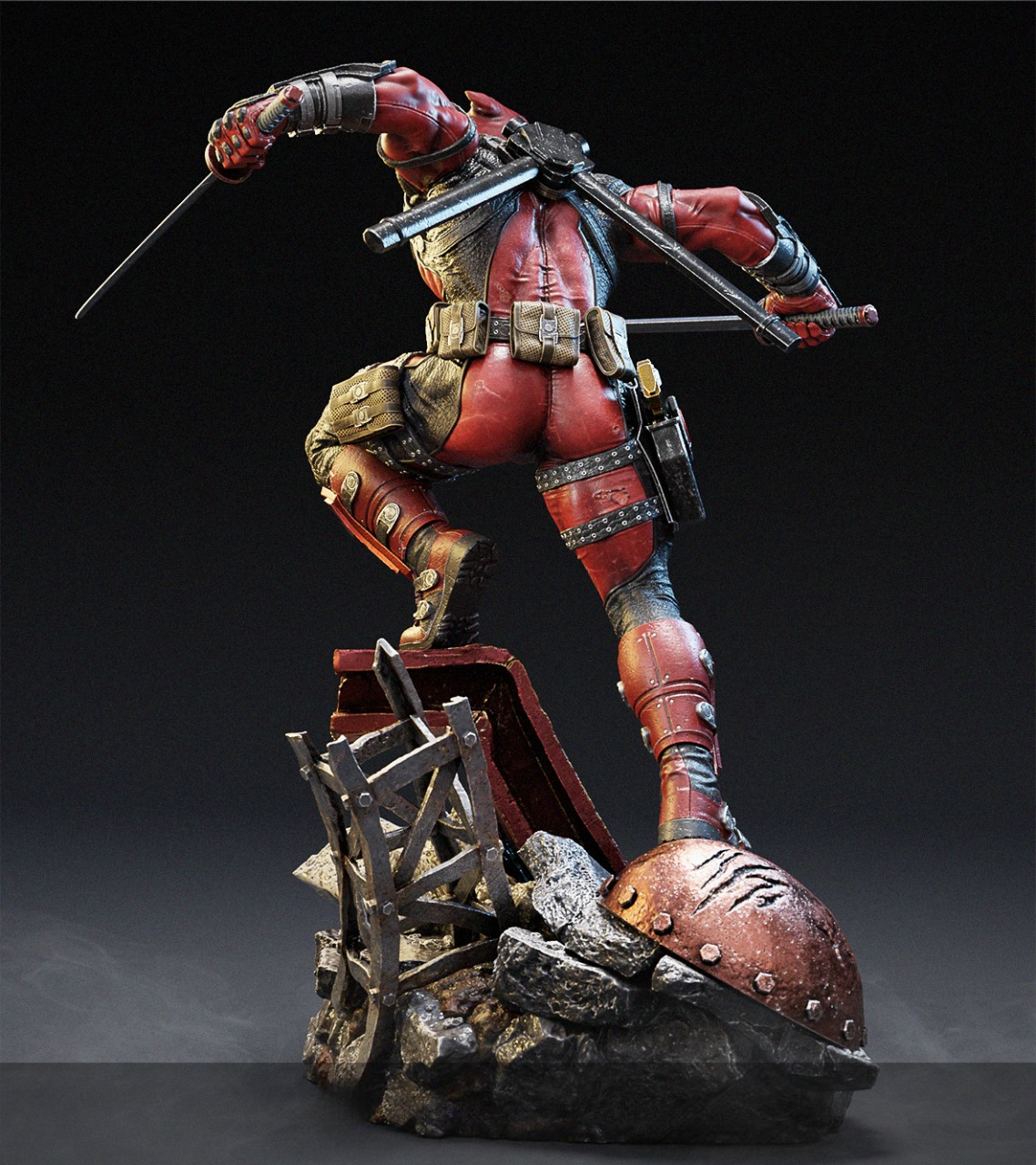 0180 Deadpool - Marvel Comics (2816) - STL 3D Print Files