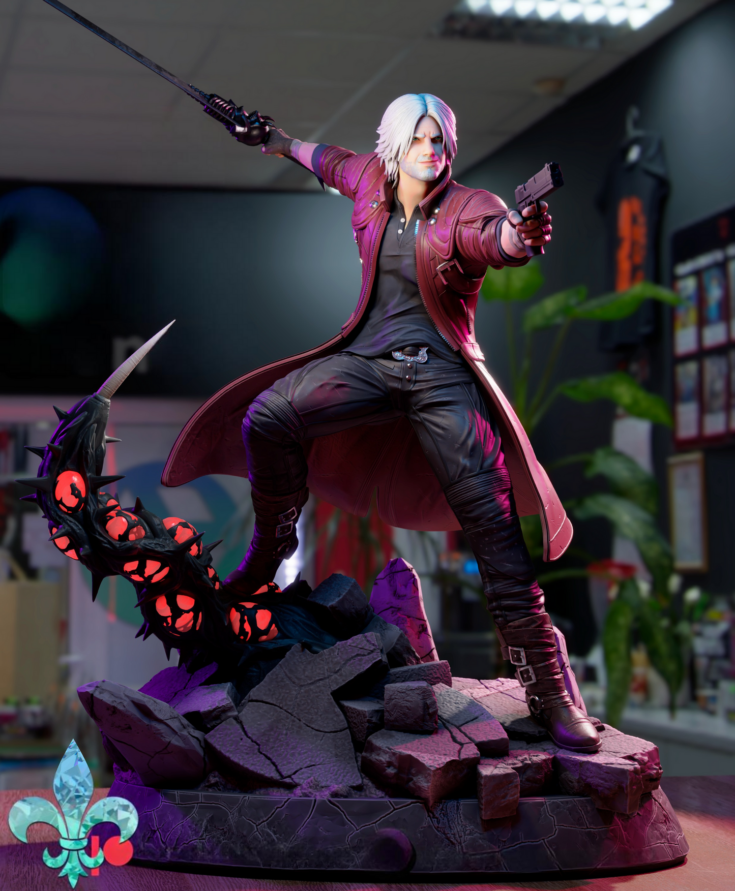 0914 Dante - Devil May Cry (2826) - STL 3D Print Files