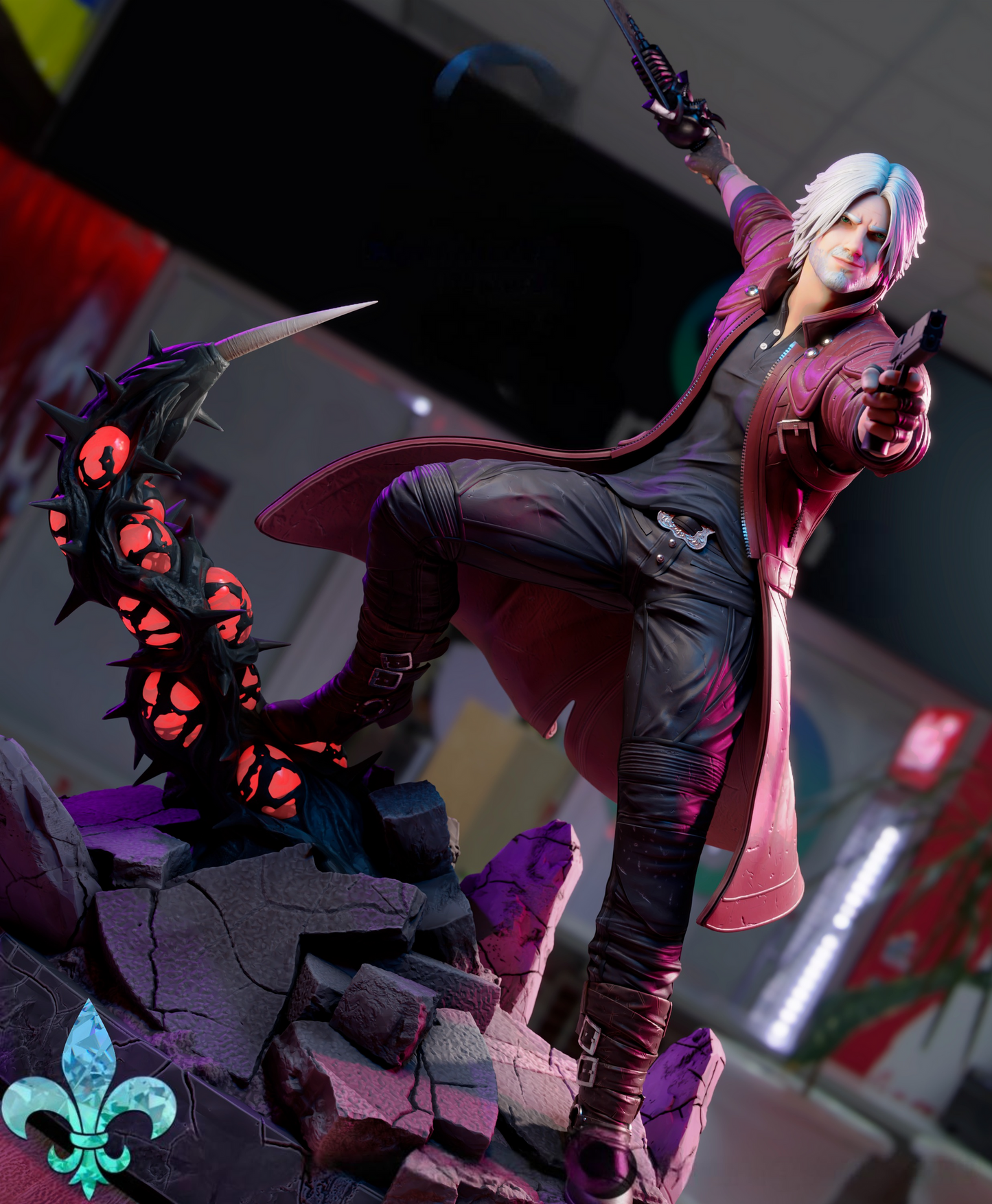 0914 Dante - Devil May Cry (2826) - STL 3D Print Files