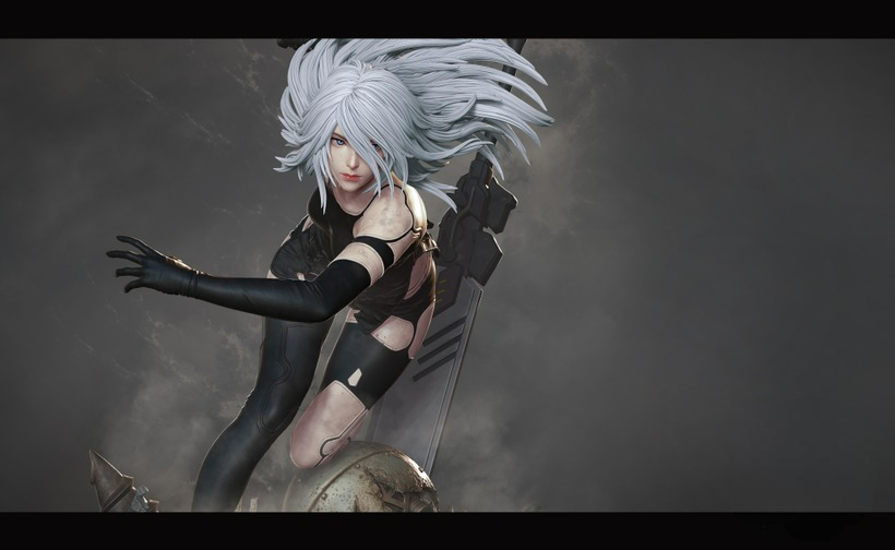 0930 A2 - NieR: Automata (2828) - STL 3D Print Files