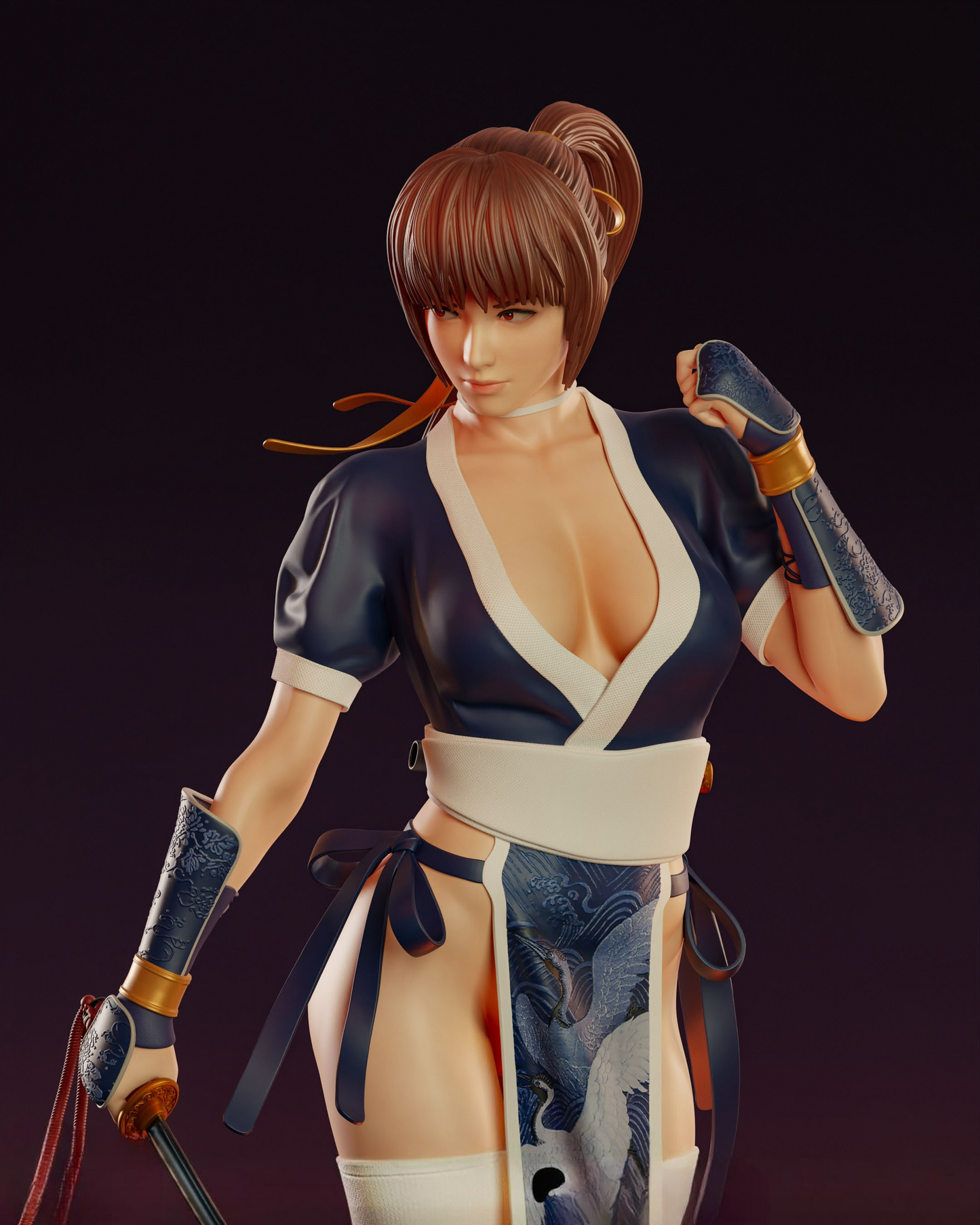 0915 Kasumi - Dead or Alive (2844) - STL 3D Print Files