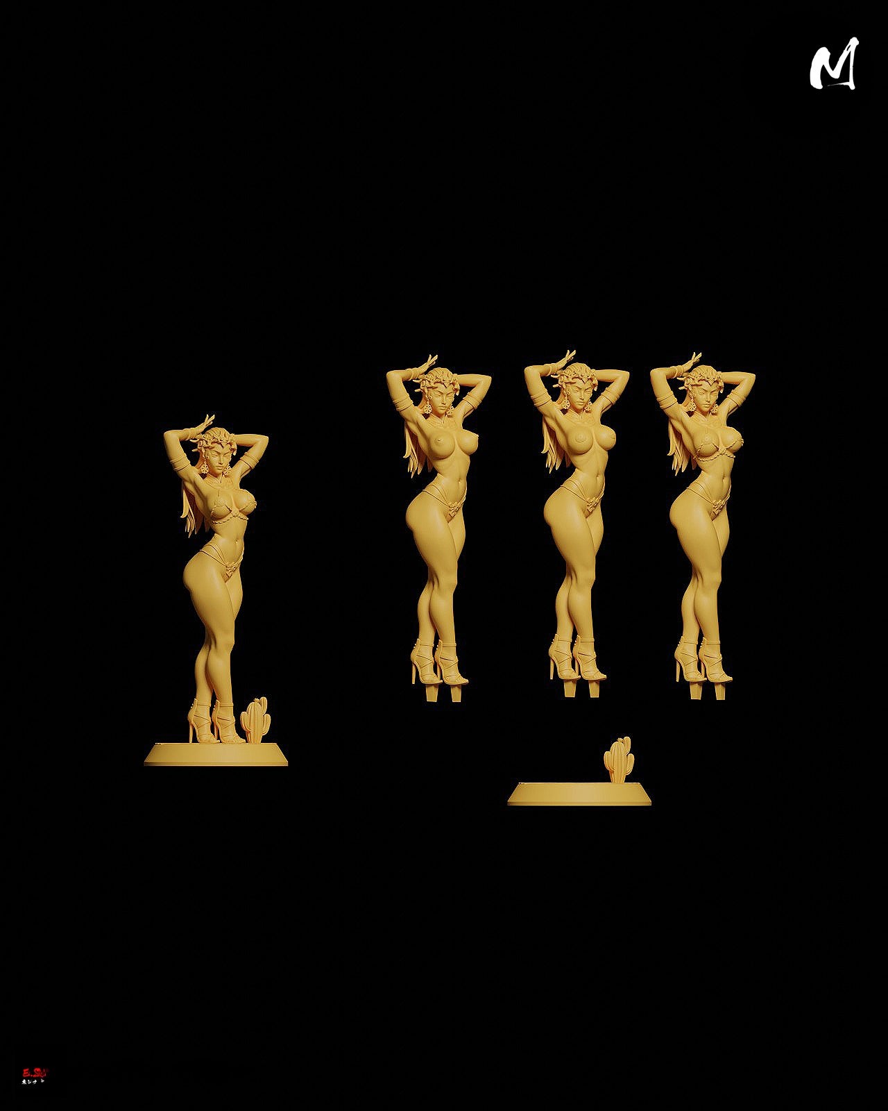1625 Dejah Thoris_Edgar Rice Burroughs' Barsoom NSFW - STL 3D Print Files