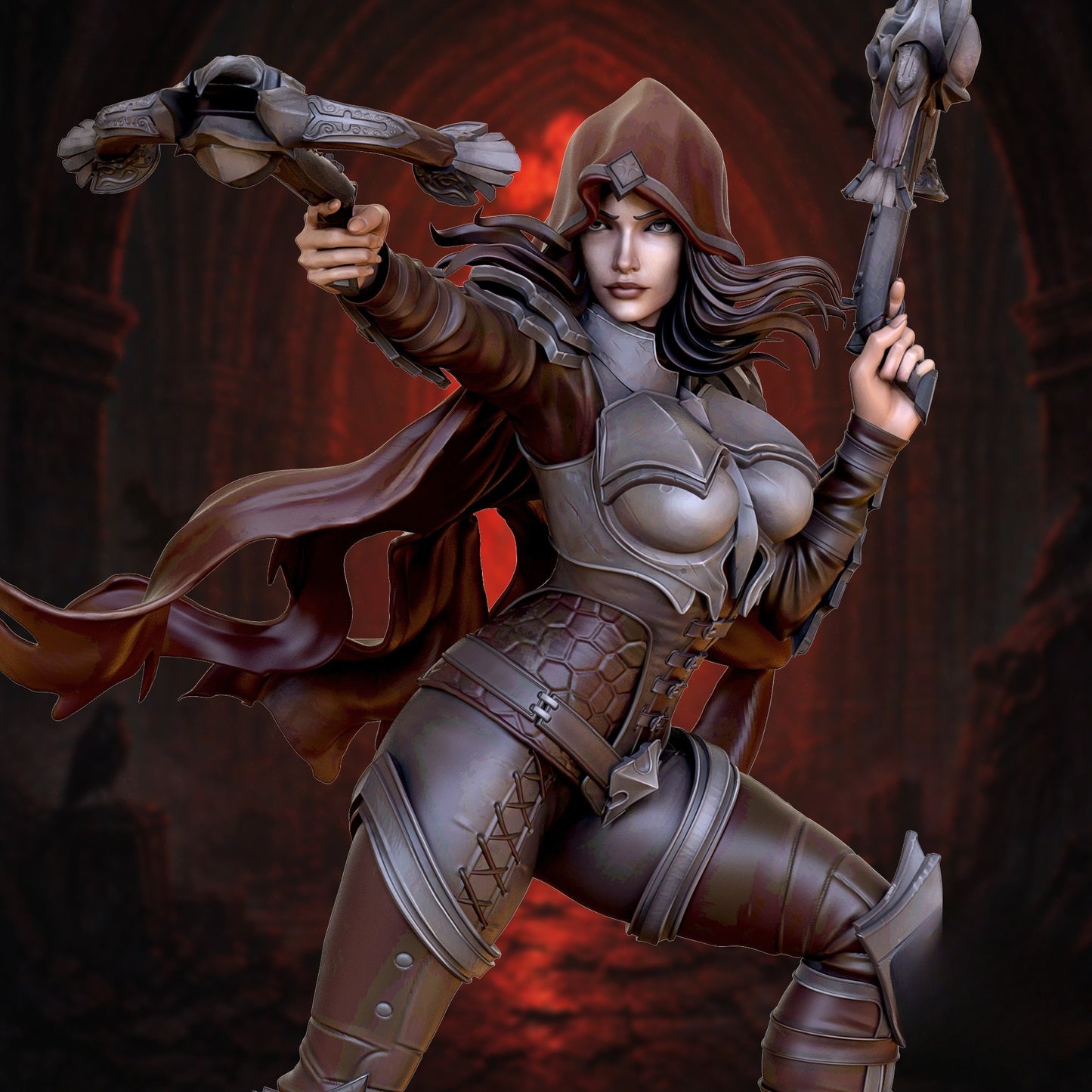 1034 Demon Hunter NSFW - STL 3D Print Files