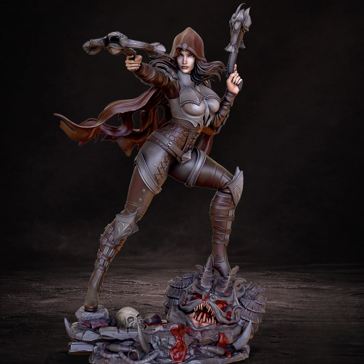 1034 Demon Hunter NSFW - STL 3D Print Files