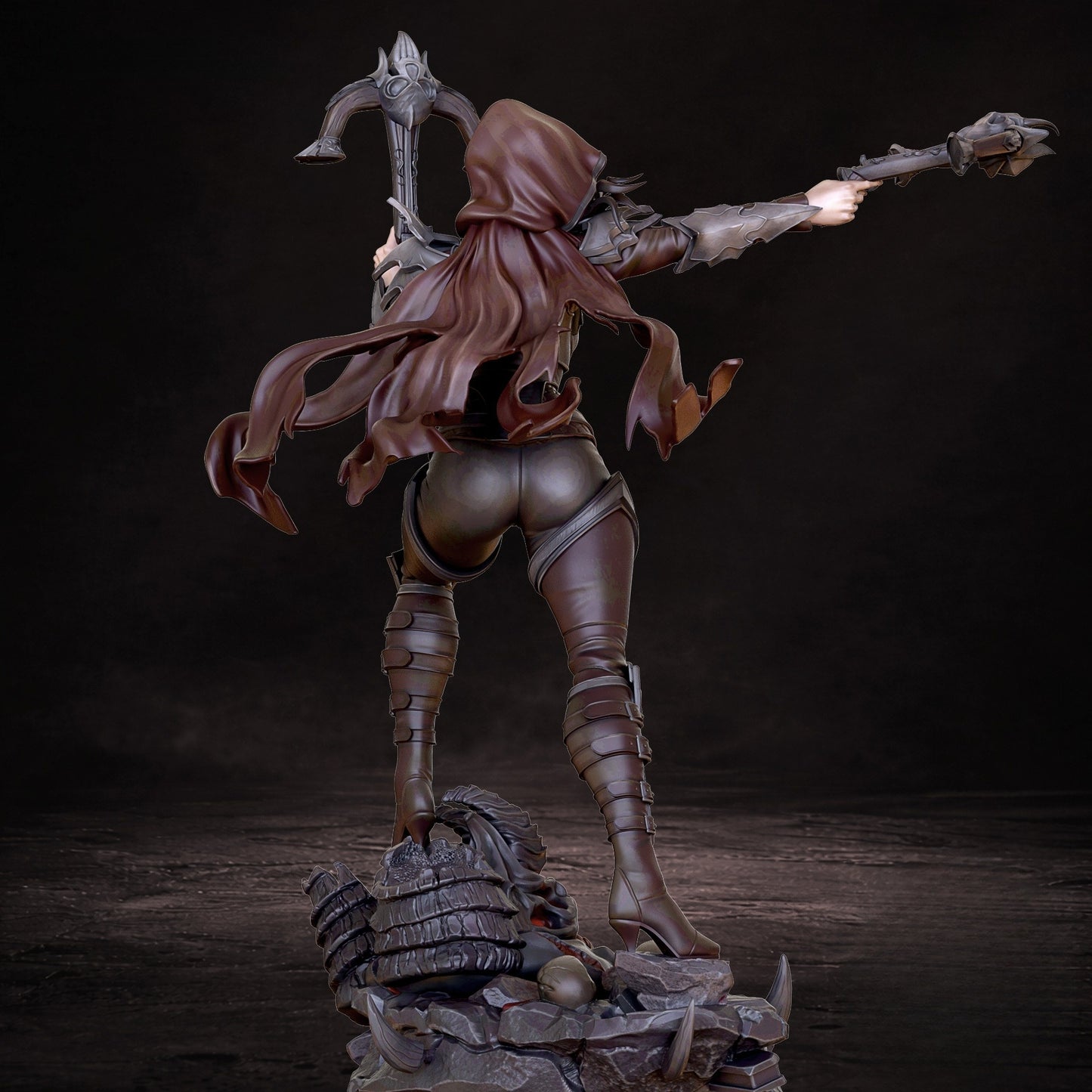 1034 Demon Hunter NSFW - STL 3D Print Files