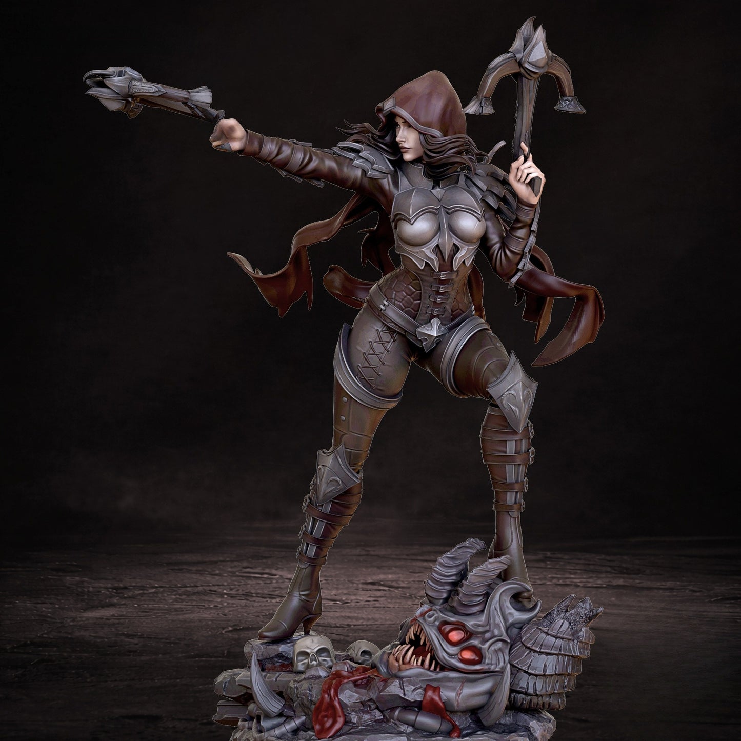 1034 Demon Hunter NSFW - STL 3D Print Files