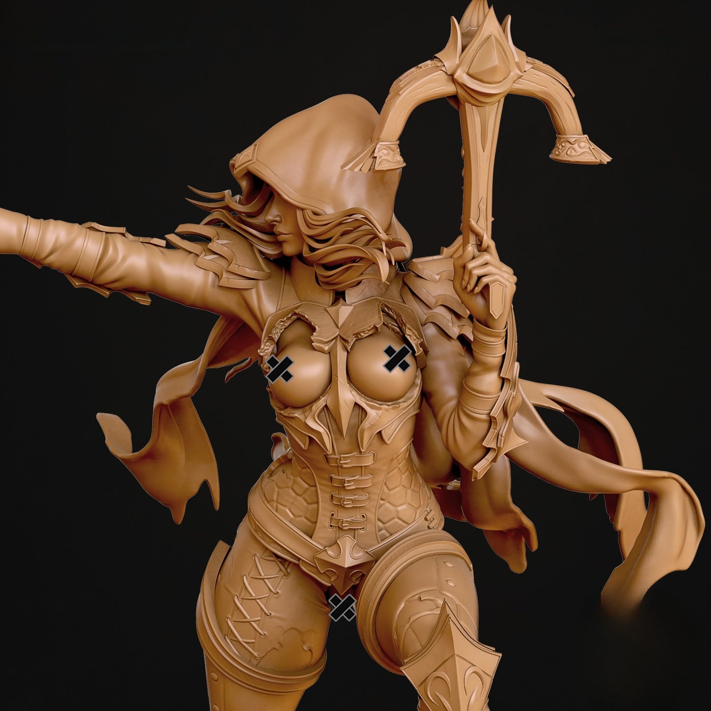 1034 Demon Hunter NSFW - STL 3D Print Files