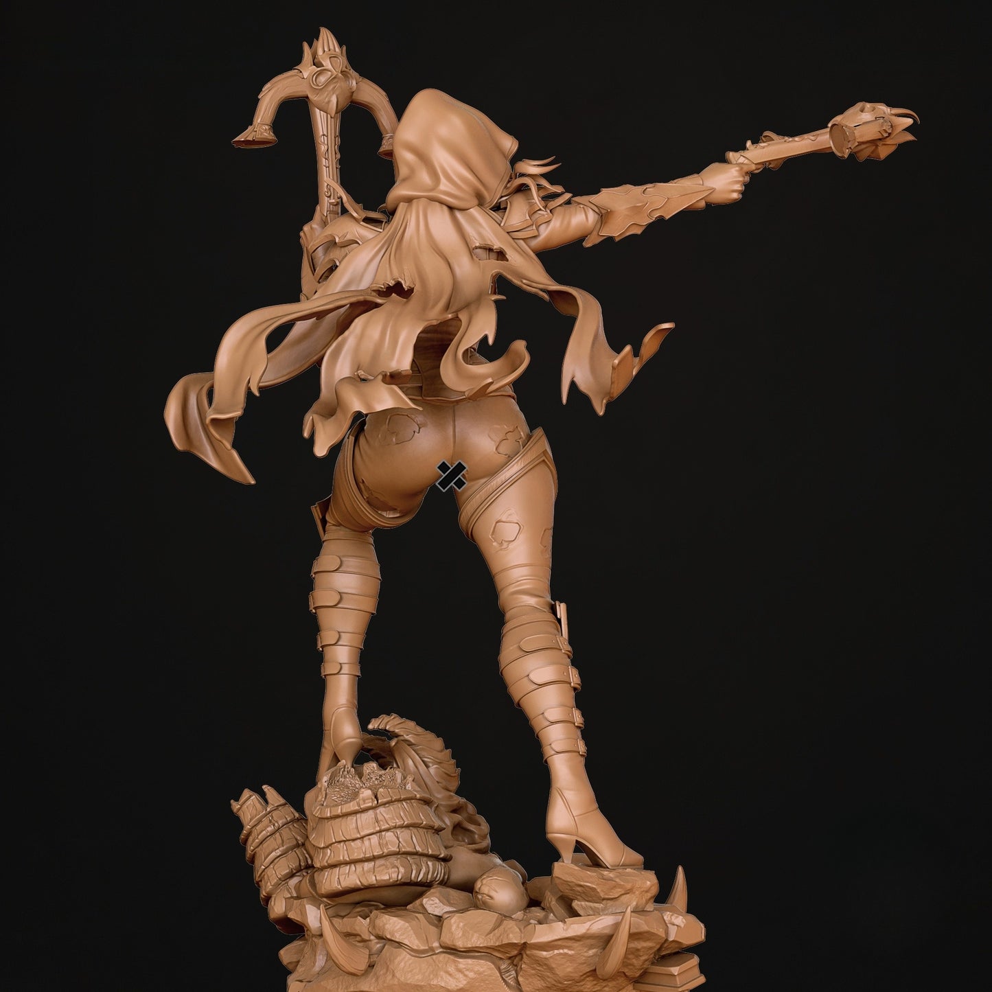 1034 Demon Hunter NSFW - STL 3D Print Files