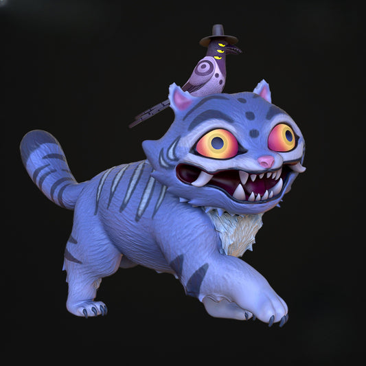 1502 Tiger Derpy and Bird Sussie - STL 3D Print Files